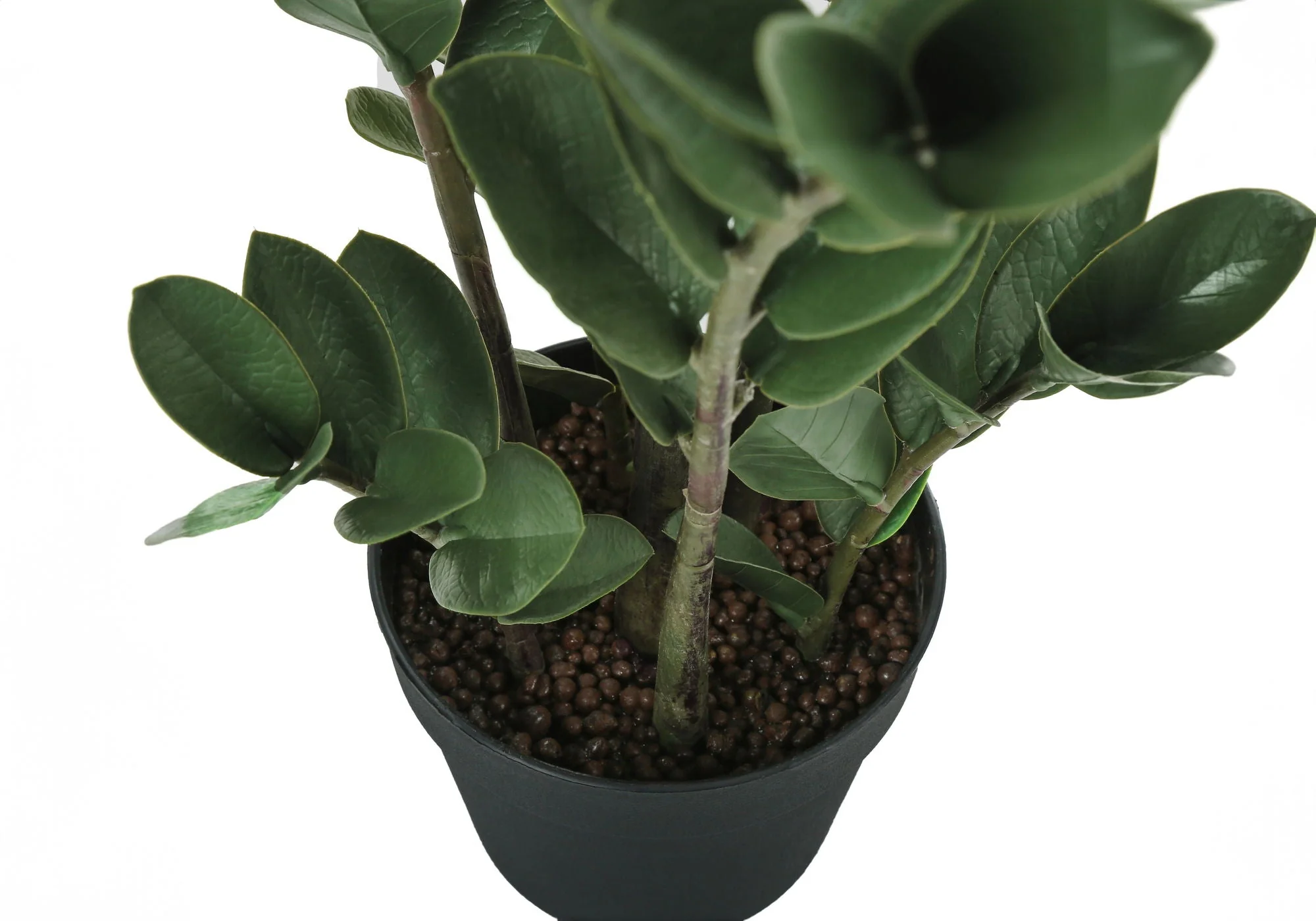 29" Tall, Artificial Plant, Zz Tree, Indoor, Faux, Fake, Floor, Greenery, Potted, Real Touch, Decorative - Green / Black - Image 3