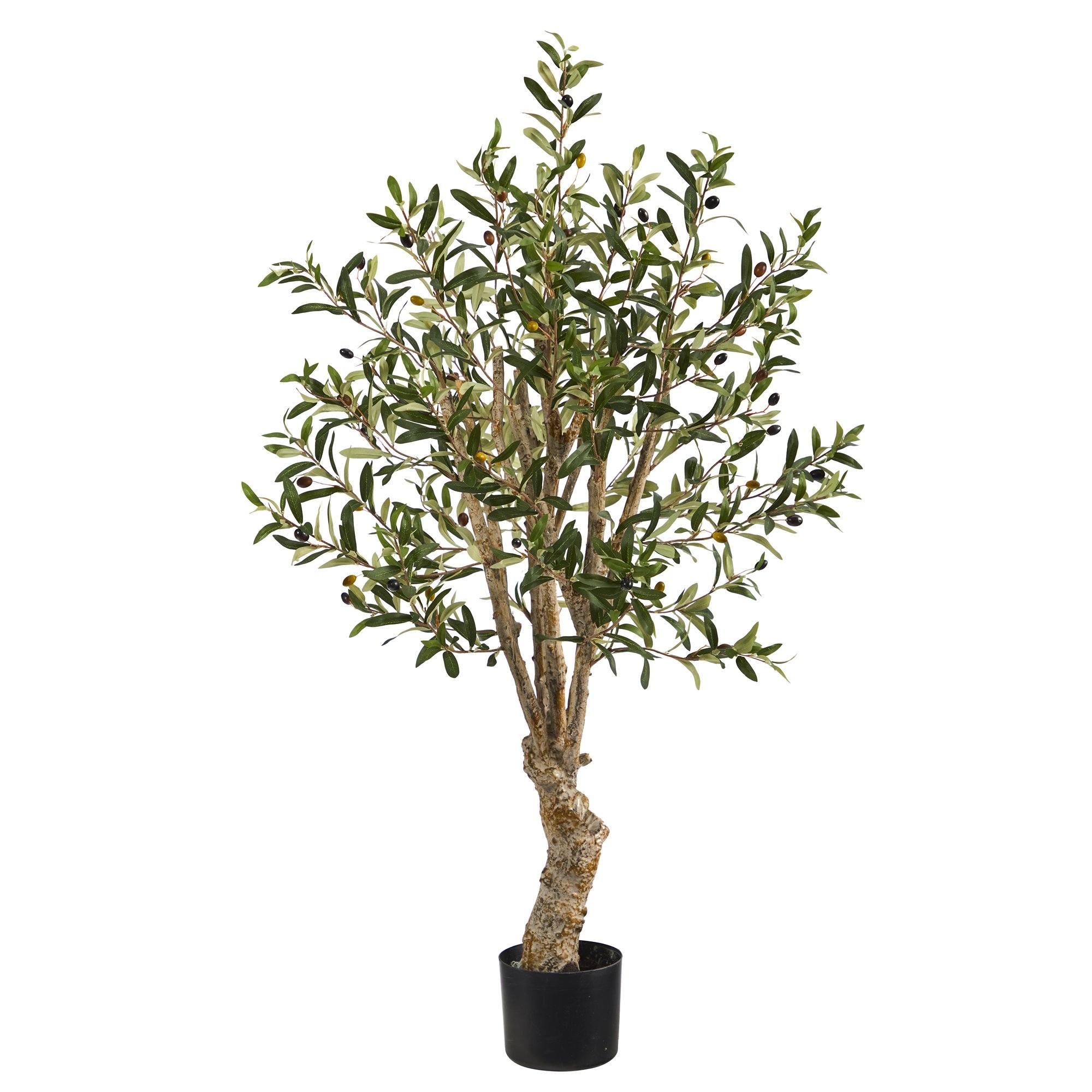 3.5’ Artificial Olive Tree with Lush Design - Image 6