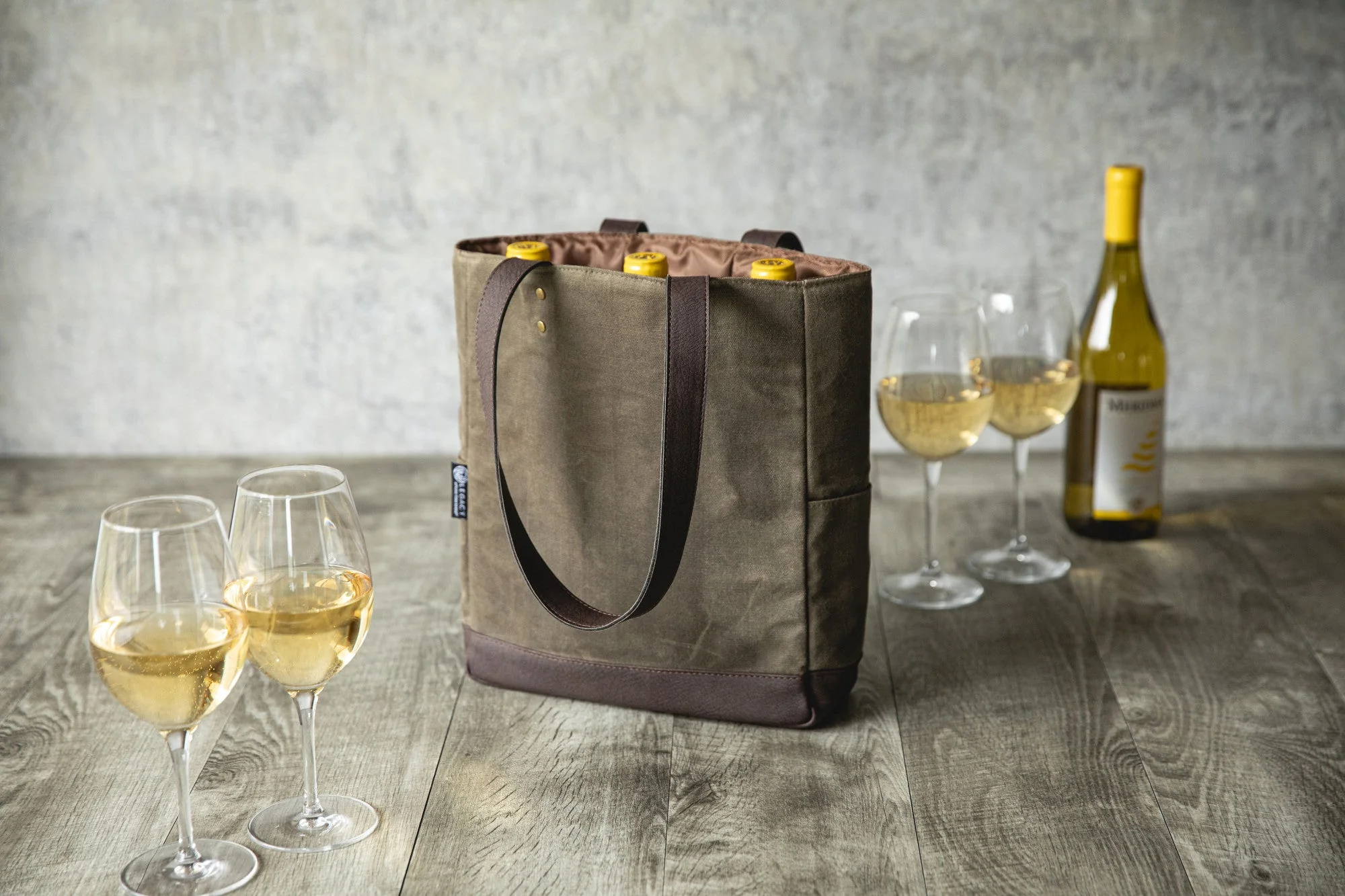 3 Bottle Insulated Wine Cooler Bag - Image 4