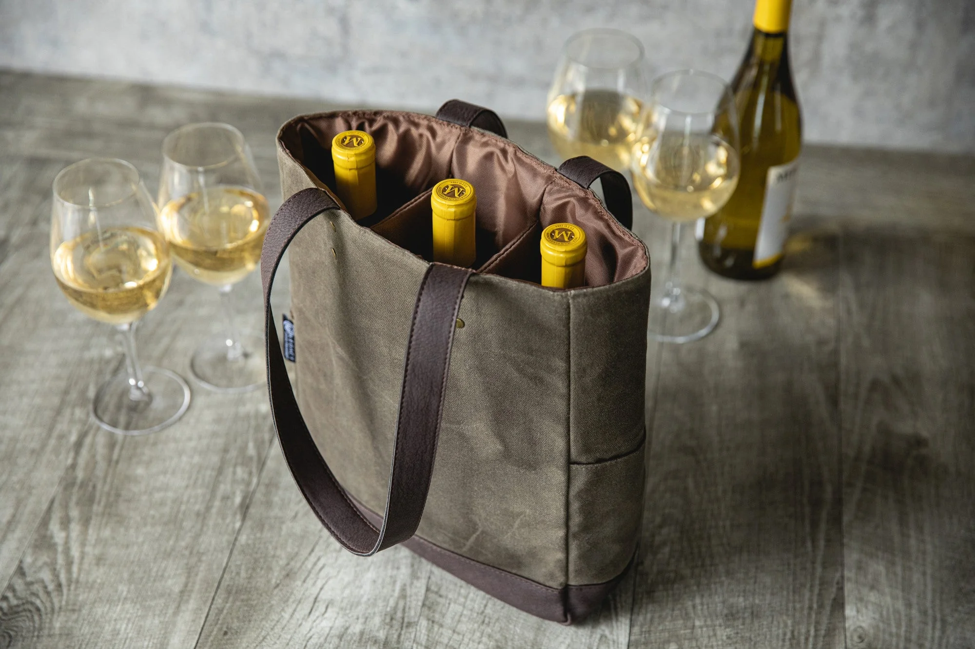 3 Bottle Insulated Wine Cooler Bag - Image 7