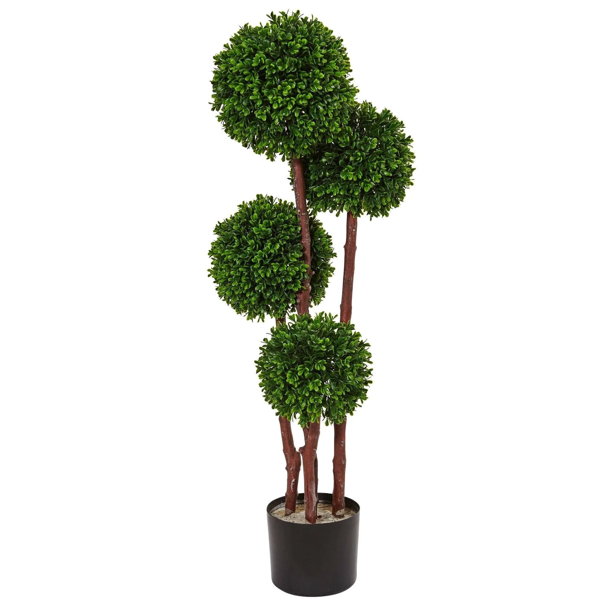 3’ Boxwood Topiary Tree UV Resistant (Indoor/Outdoor) - Image 4