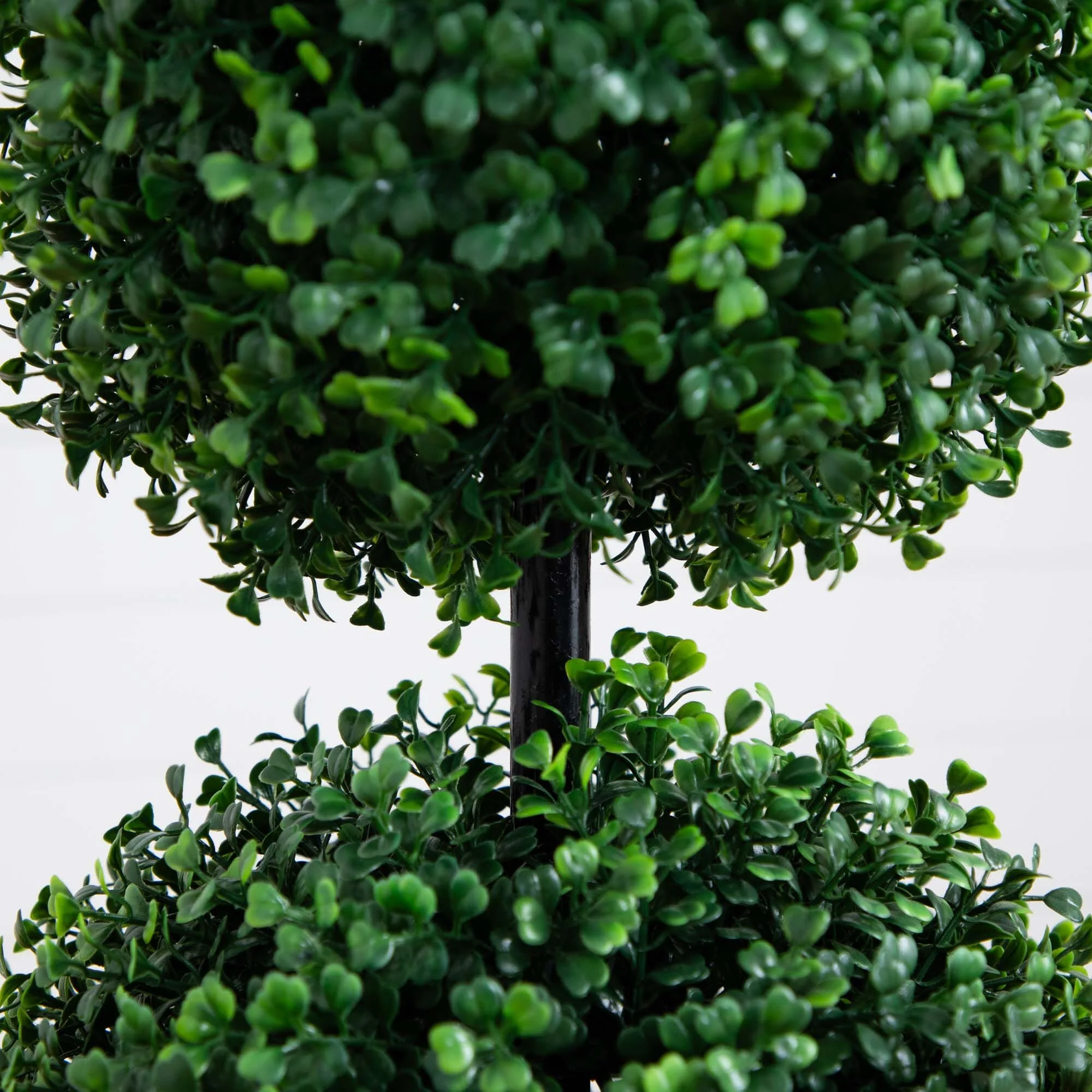 3’ Boxwood Triple Ball Topiary Artificial Tree (Indoor/Outdoor) - Image 2