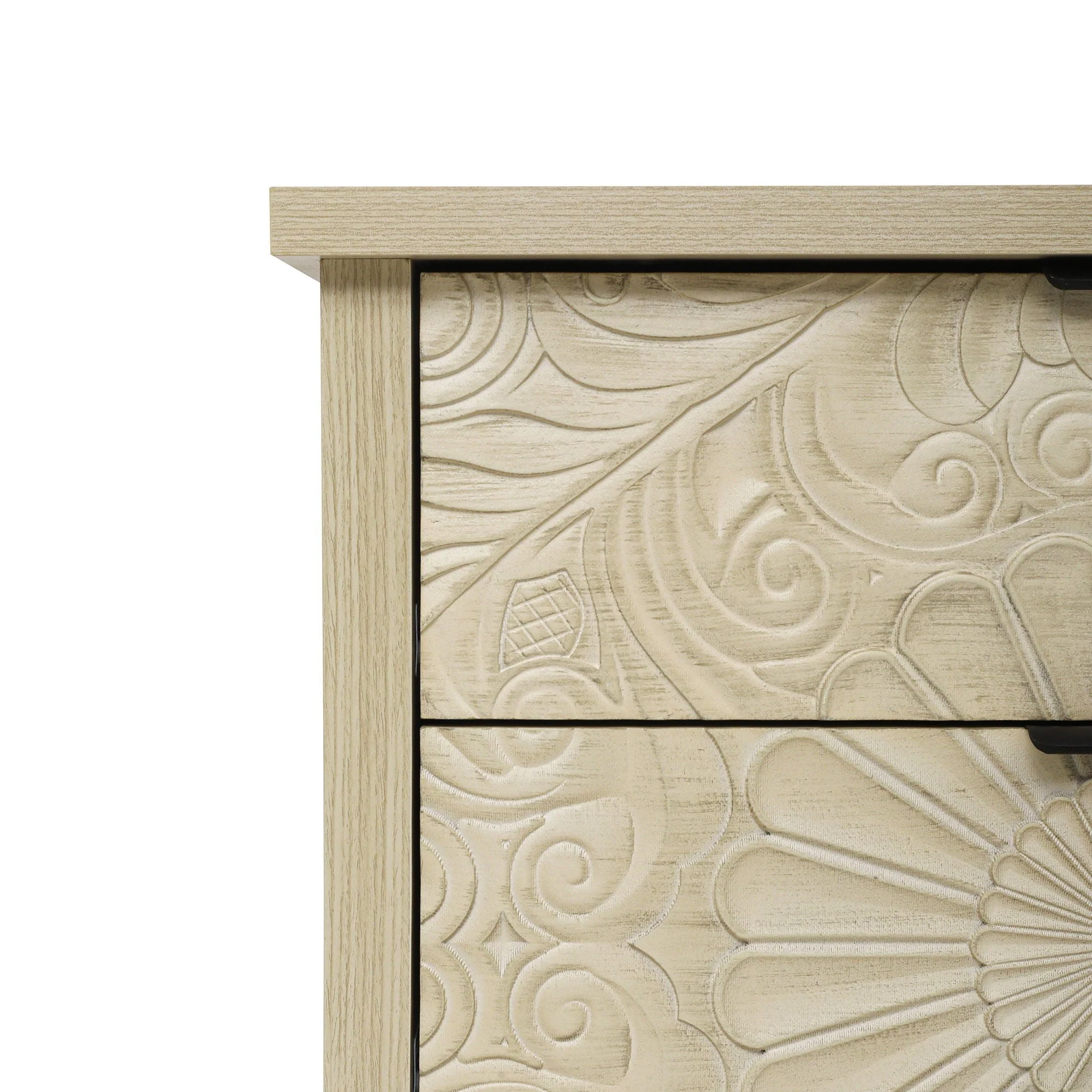 3 Drawer Cabinet, American Furniture, Suitable For Bedroom, Living Room, Study - Natural - Image 10