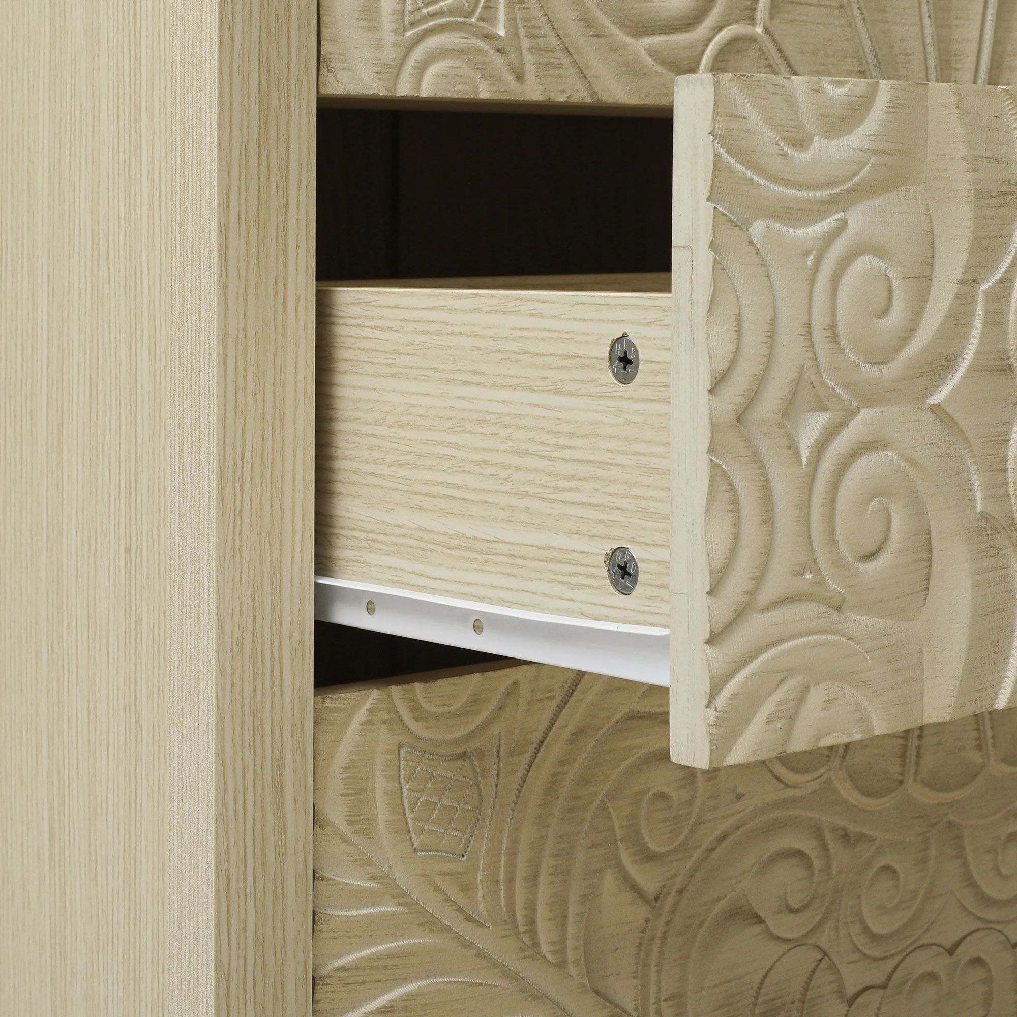 3 Drawer Cabinet, American Furniture, Suitable For Bedroom, Living Room, Study - Natural - Image 14
