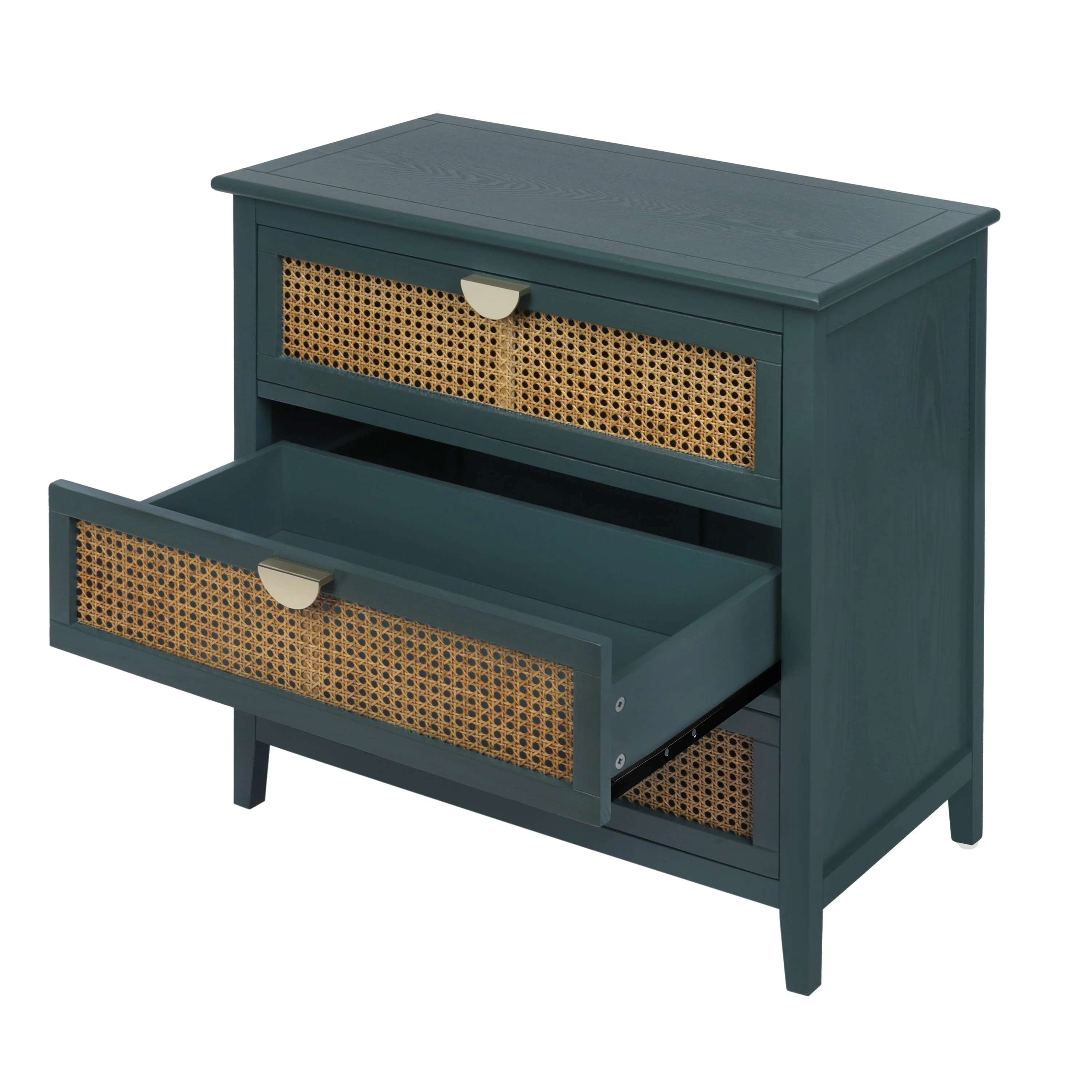 3 Drawer Cabinet Natural Rattan - Image 16