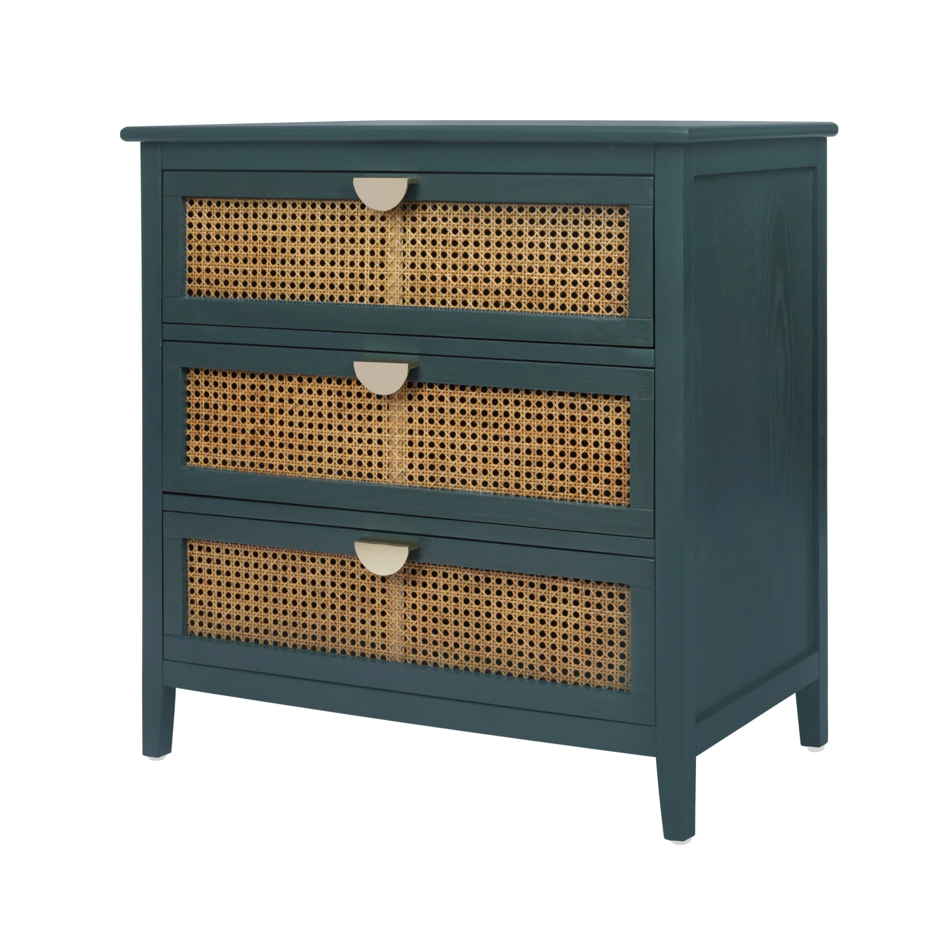 3 Drawer Cabinet Natural Rattan - Image 8