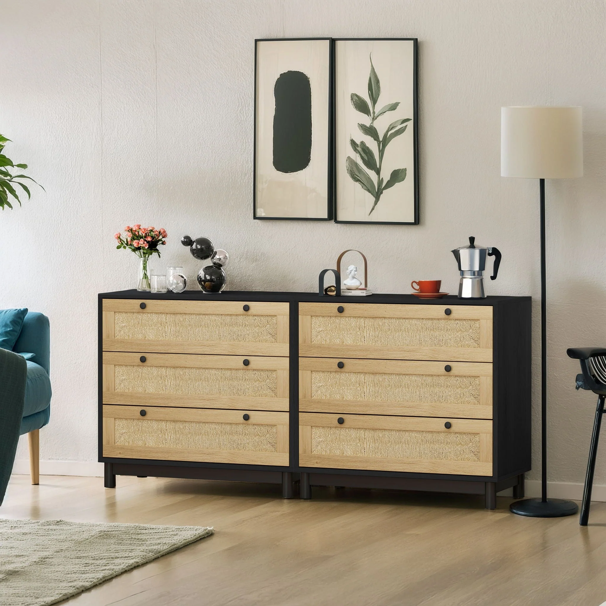 3 Drawer Storage Cabinet For Living Room - Image 13
