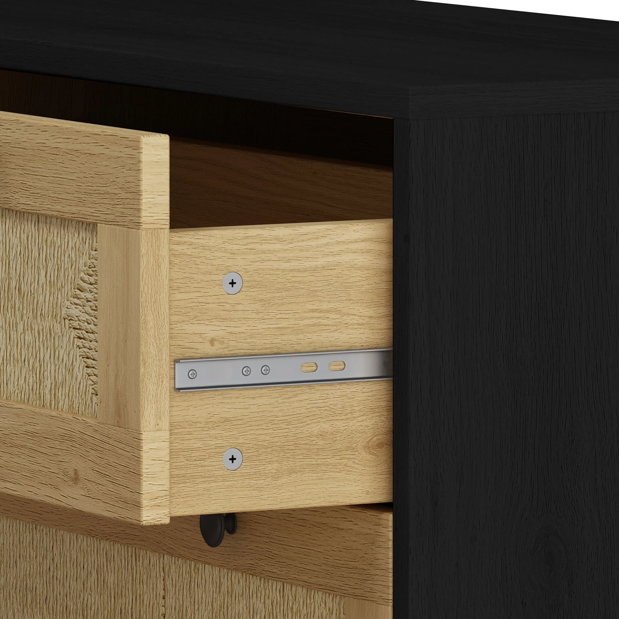3 Drawer Storage Cabinet For Living Room - Image 3