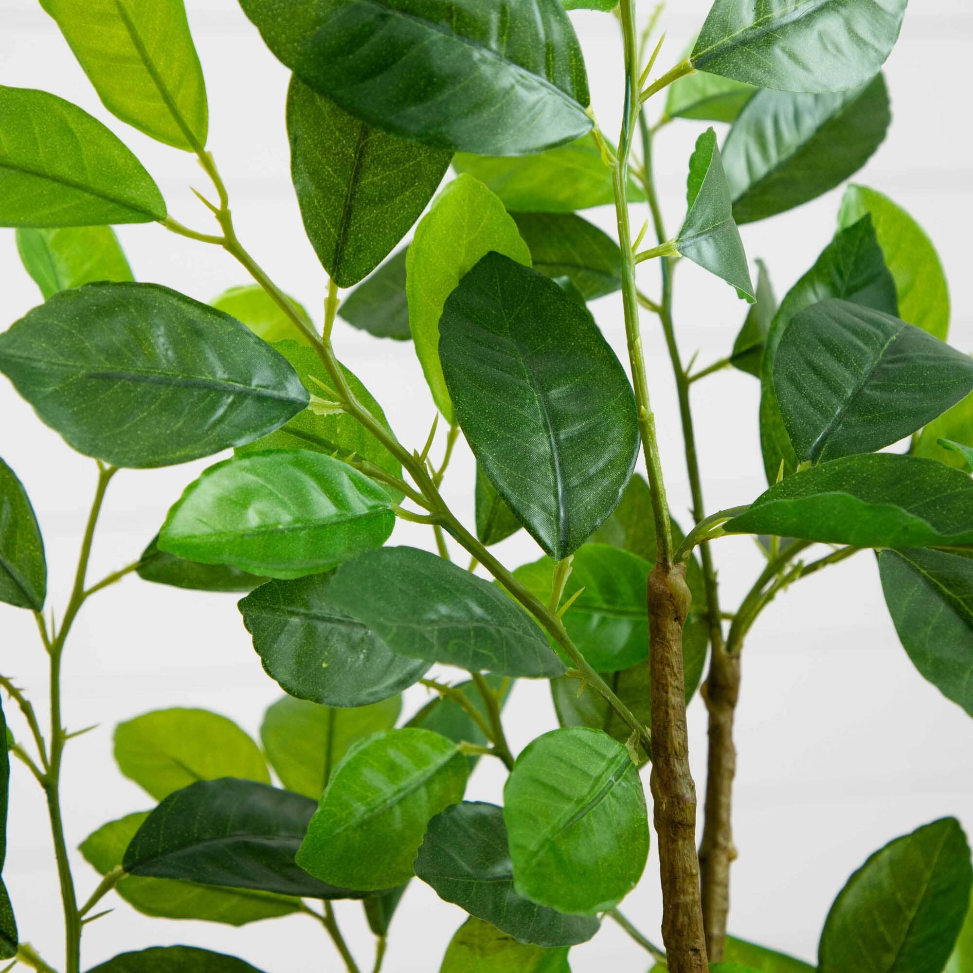 3’ Ficus Artificial Tree in Planter - Image 2