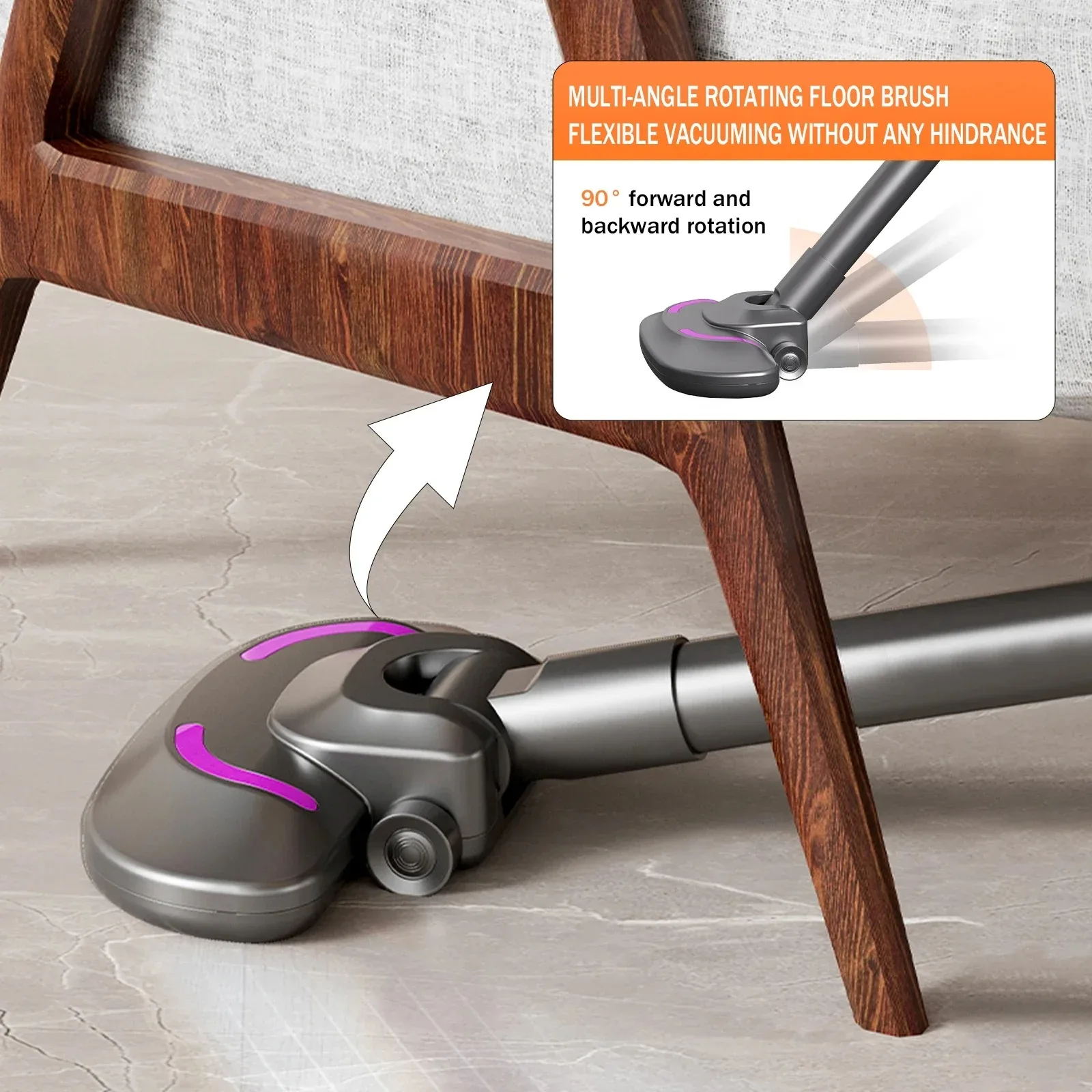 3 in 1 Cordless Handheld Vacuum Rechargeable Cyclonic for Car Home PC - Image 5