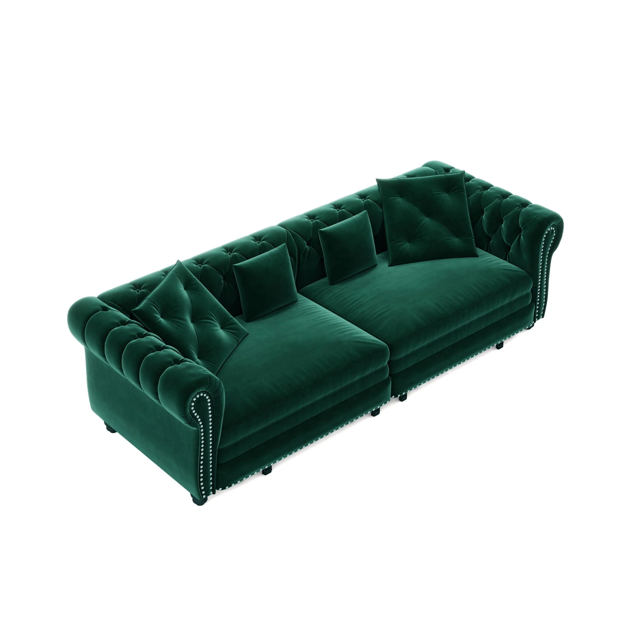 3 In 1 Pull Out Sofa Bed With Movable Ottoman - Image 20