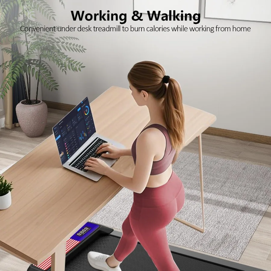 3-in-1 Walking Pad Treadmill 2.5HP with Incline & Handle Bar Compact Home Use - Image 3