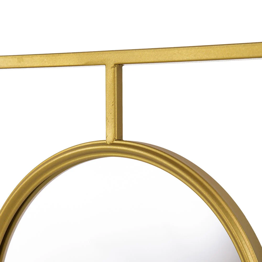 3 Mirror Piece Wall Mirror in Rectangular Frame - Image 10