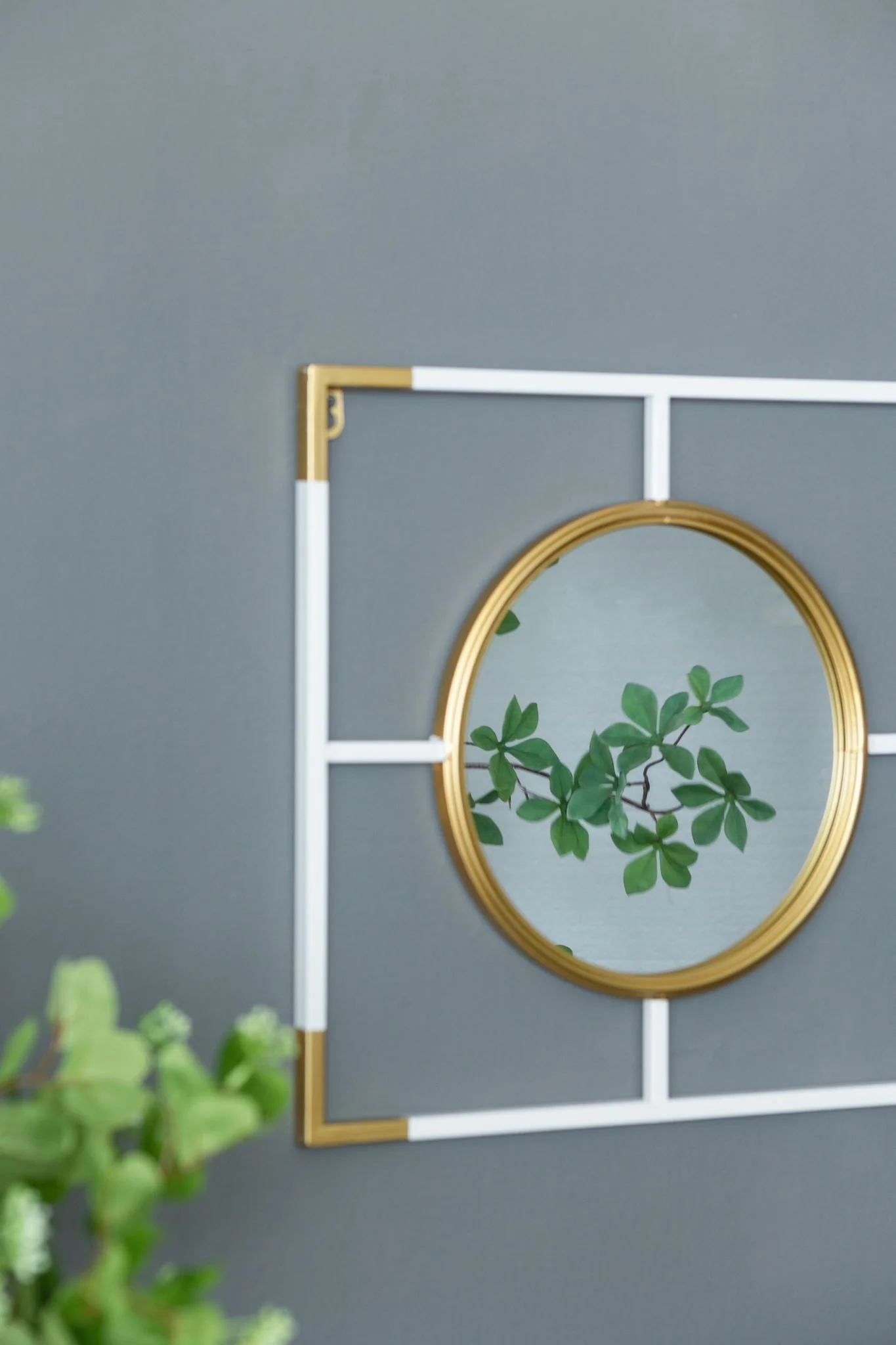 3 Mirror Piece Wall Mirror in Rectangular Frame - Image 22