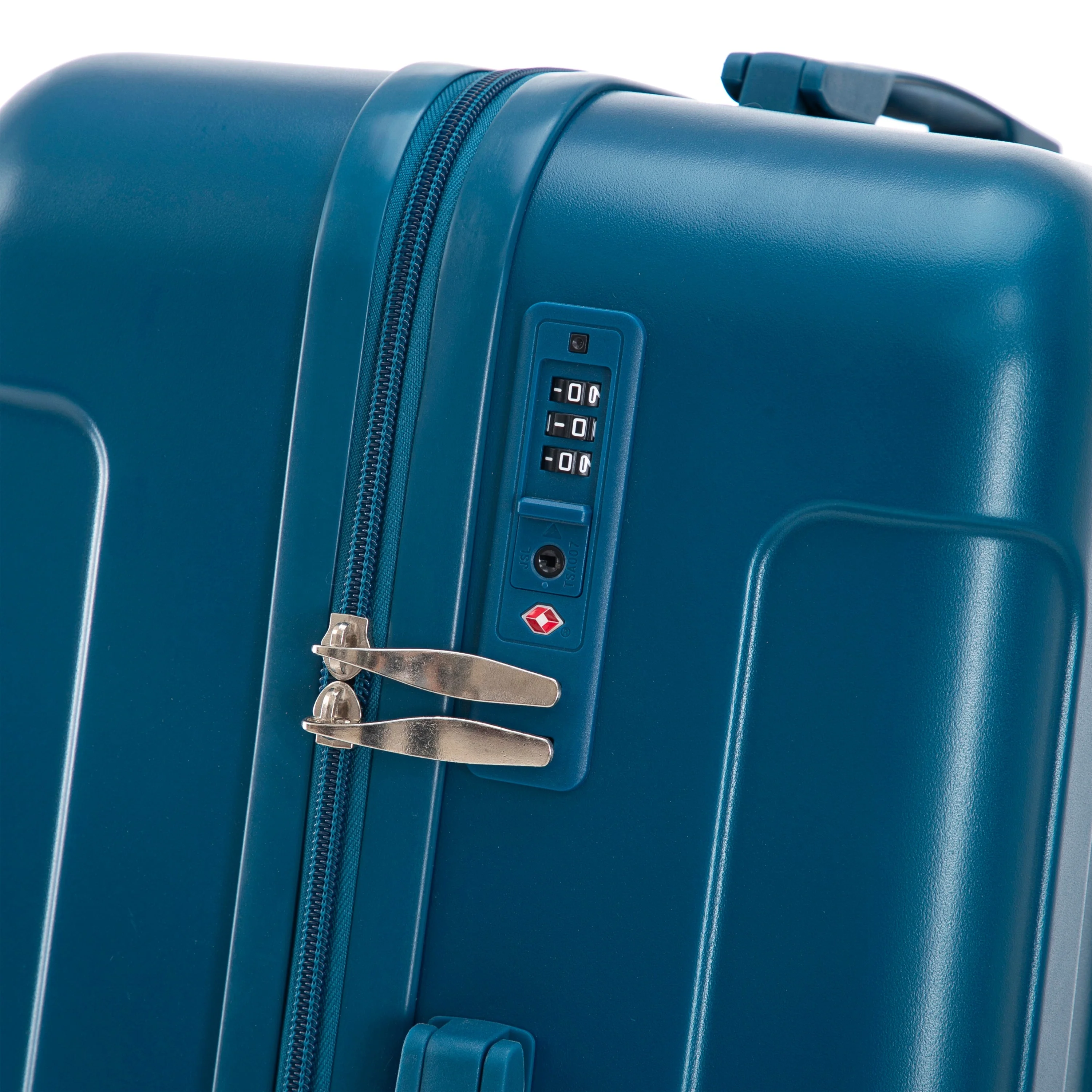 3-Piece ABS Spinner Wheel Luggage Set 20"/24"/28" Dark Blue - Image 14
