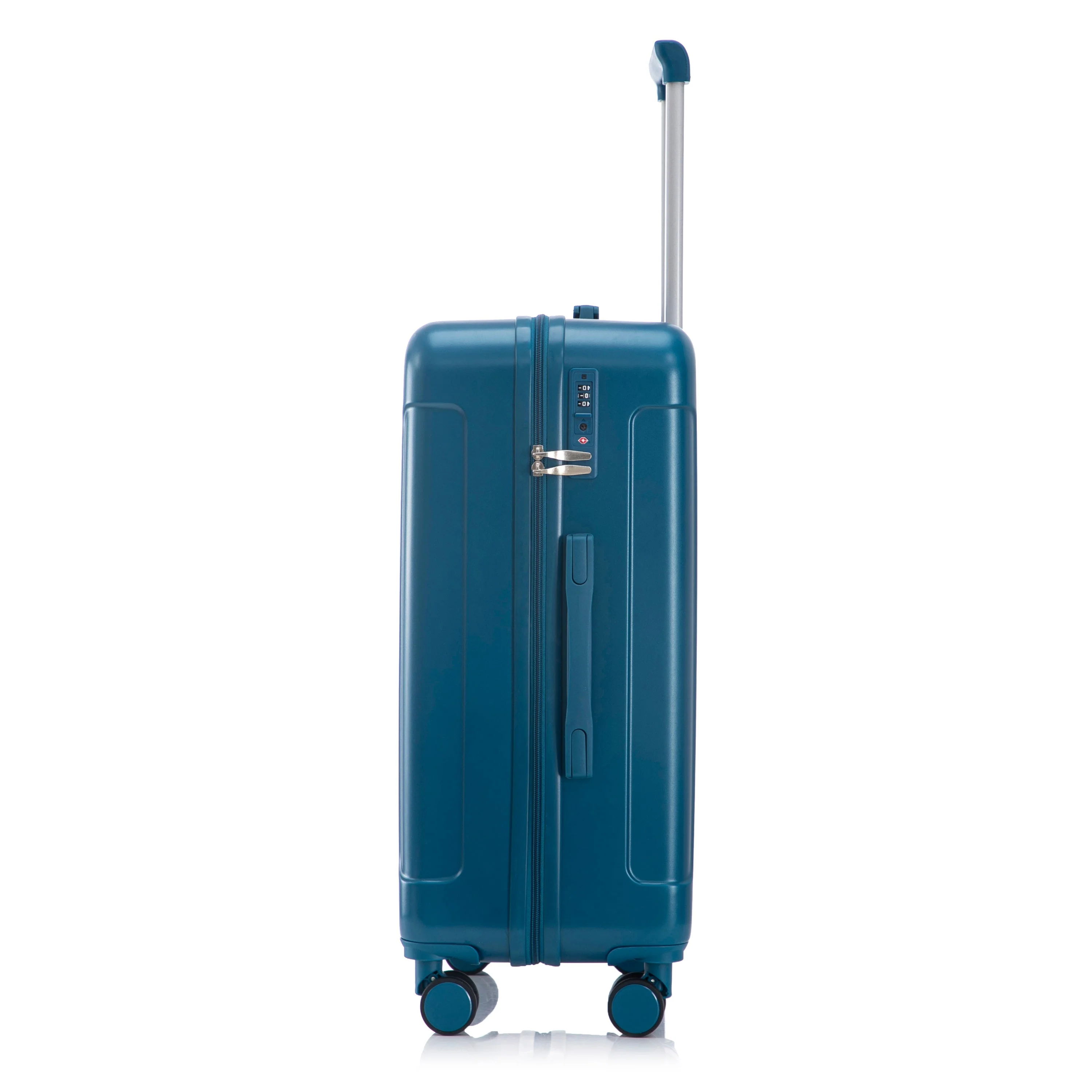 3-Piece ABS Spinner Wheel Luggage Set 20"/24"/28" Dark Blue - Image 25