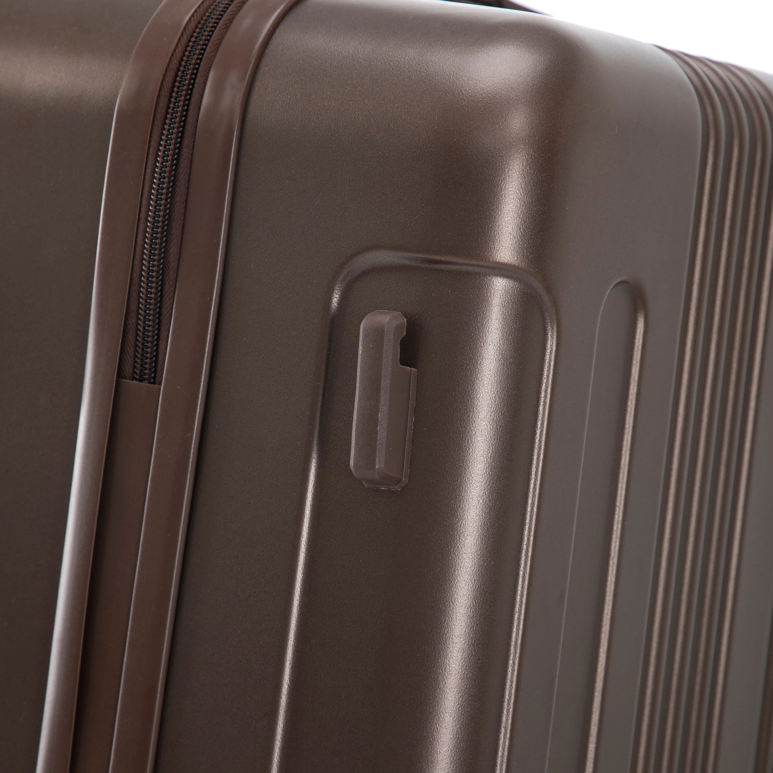 3 Piece ABS Spinner Wheel Luggage Set (Brown) - Image 17