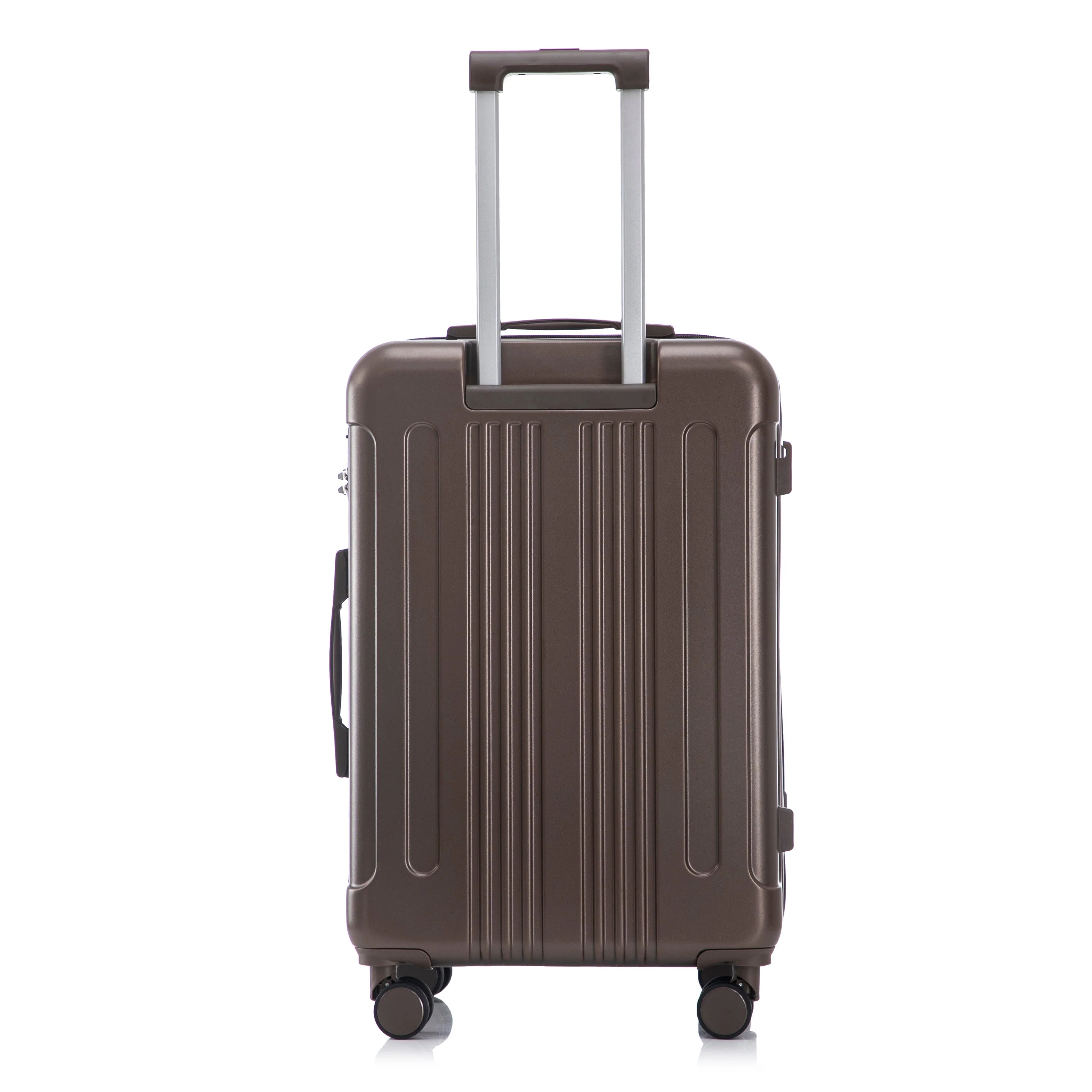 3 Piece ABS Spinner Wheel Luggage Set (Brown) - Image 27