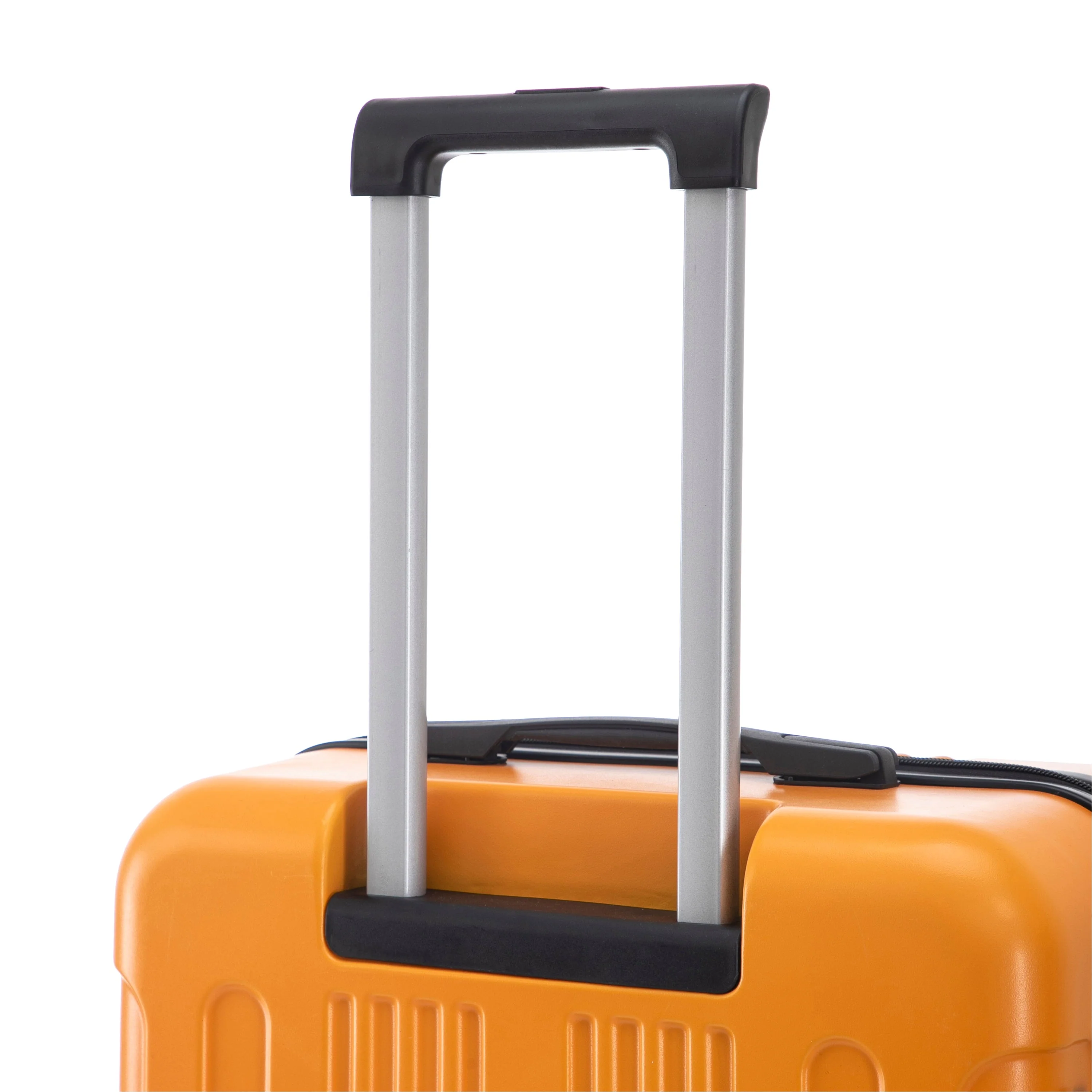 3-Piece ABS Spinner Wheel Luggage Set in Black and Orange - Image 13