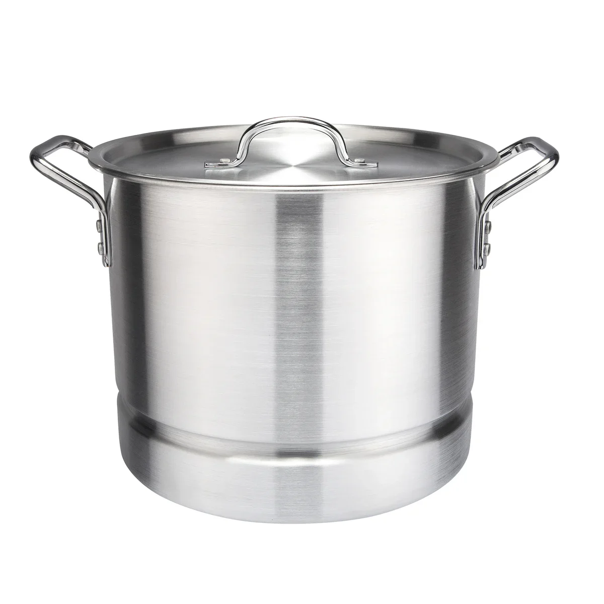3 Piece Aluminum Stock Pot Set with Steamer - 24Qt, 32Qt, 40Qt - Image 4