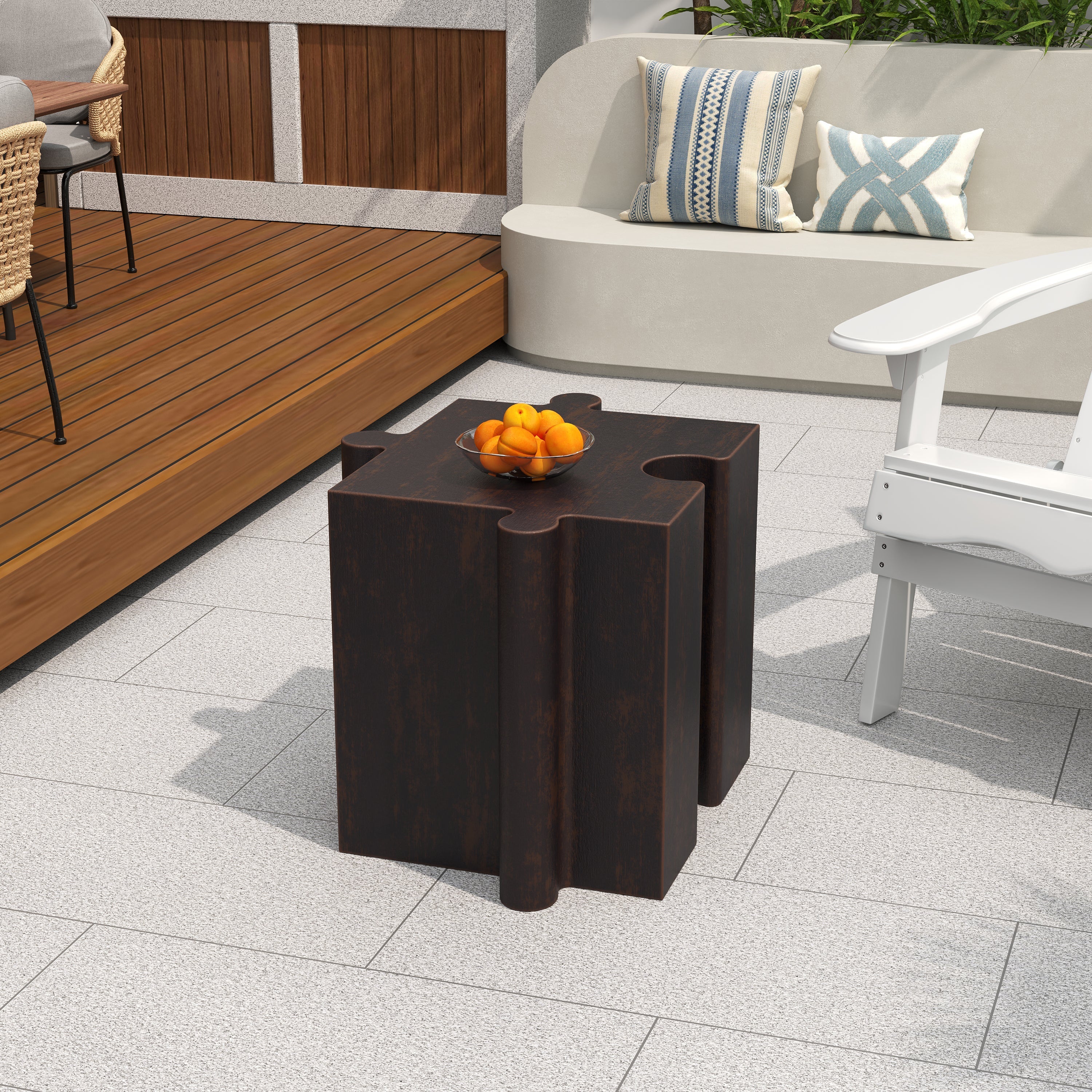 3-Piece Artistic Puzzle Table Set - Image 8