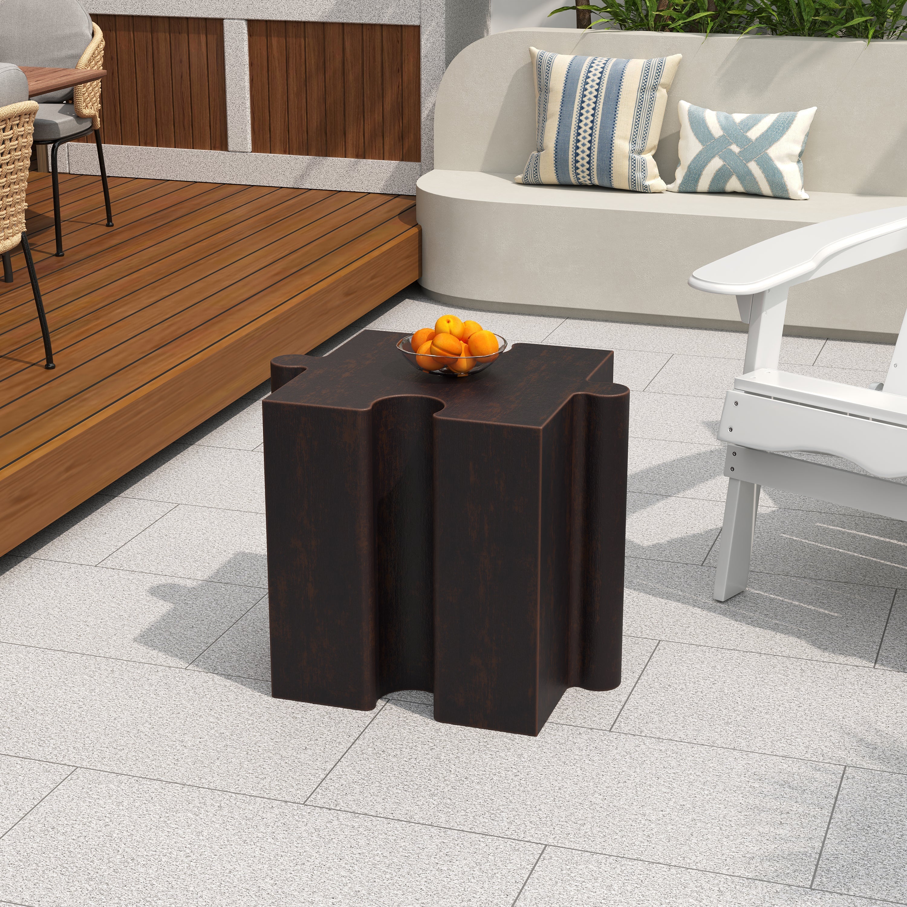 3-Piece Artistic Puzzle Table Set - Image 9