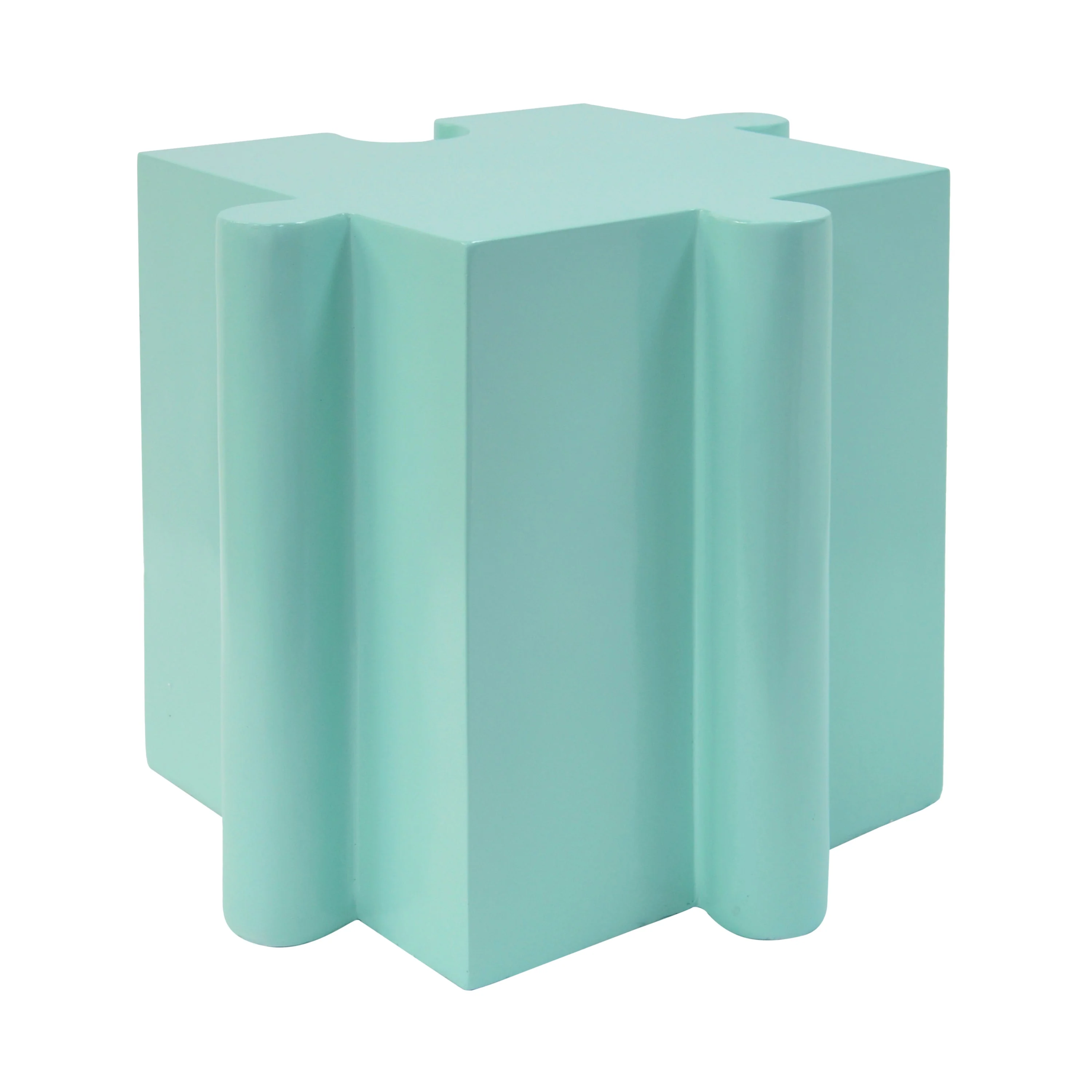 3-Piece Artistic Puzzle Table Set, Modular MGO Side Tables with Interlocking Design - Image 10