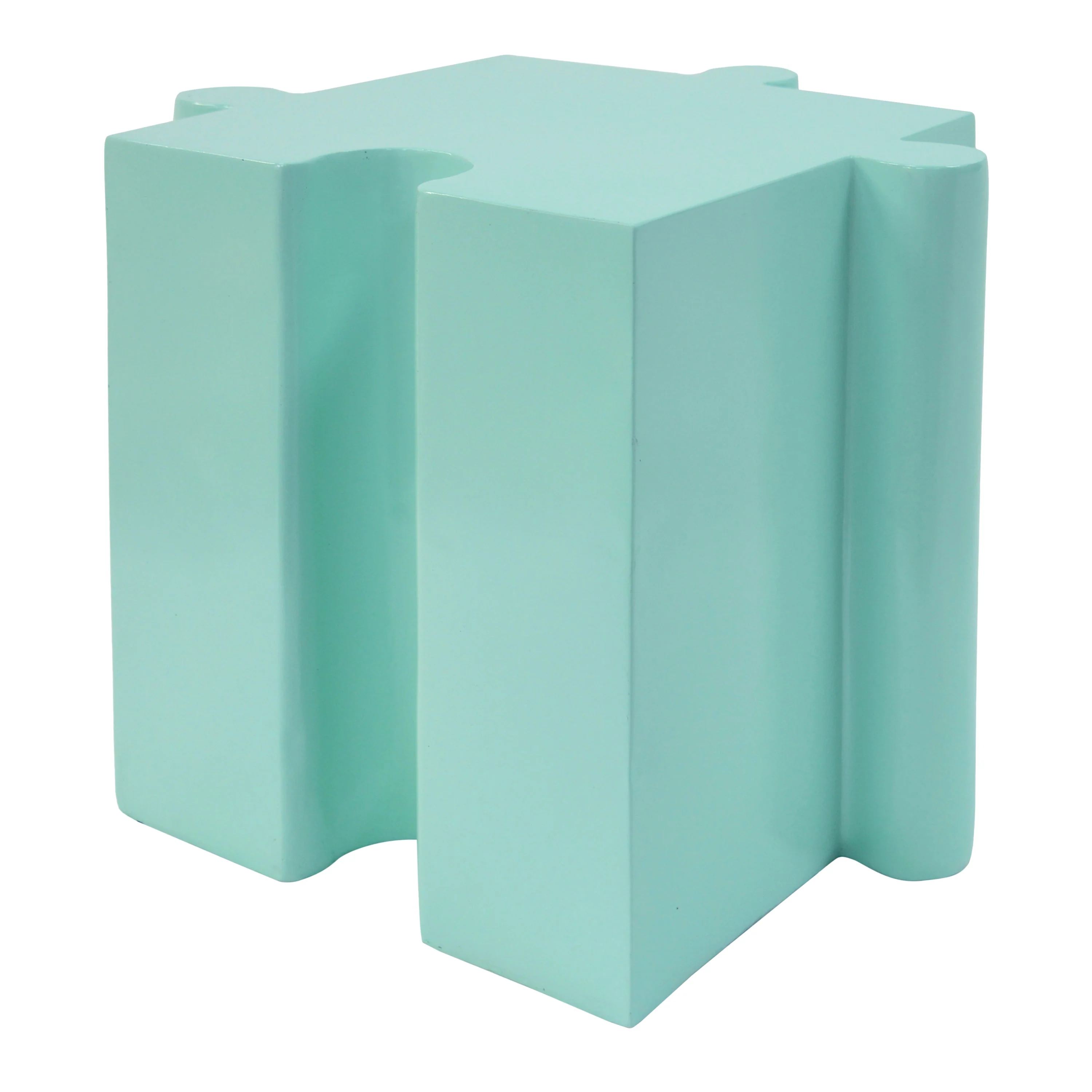 3-Piece Artistic Puzzle Table Set, Modular MGO Side Tables with Interlocking Design - Image 11