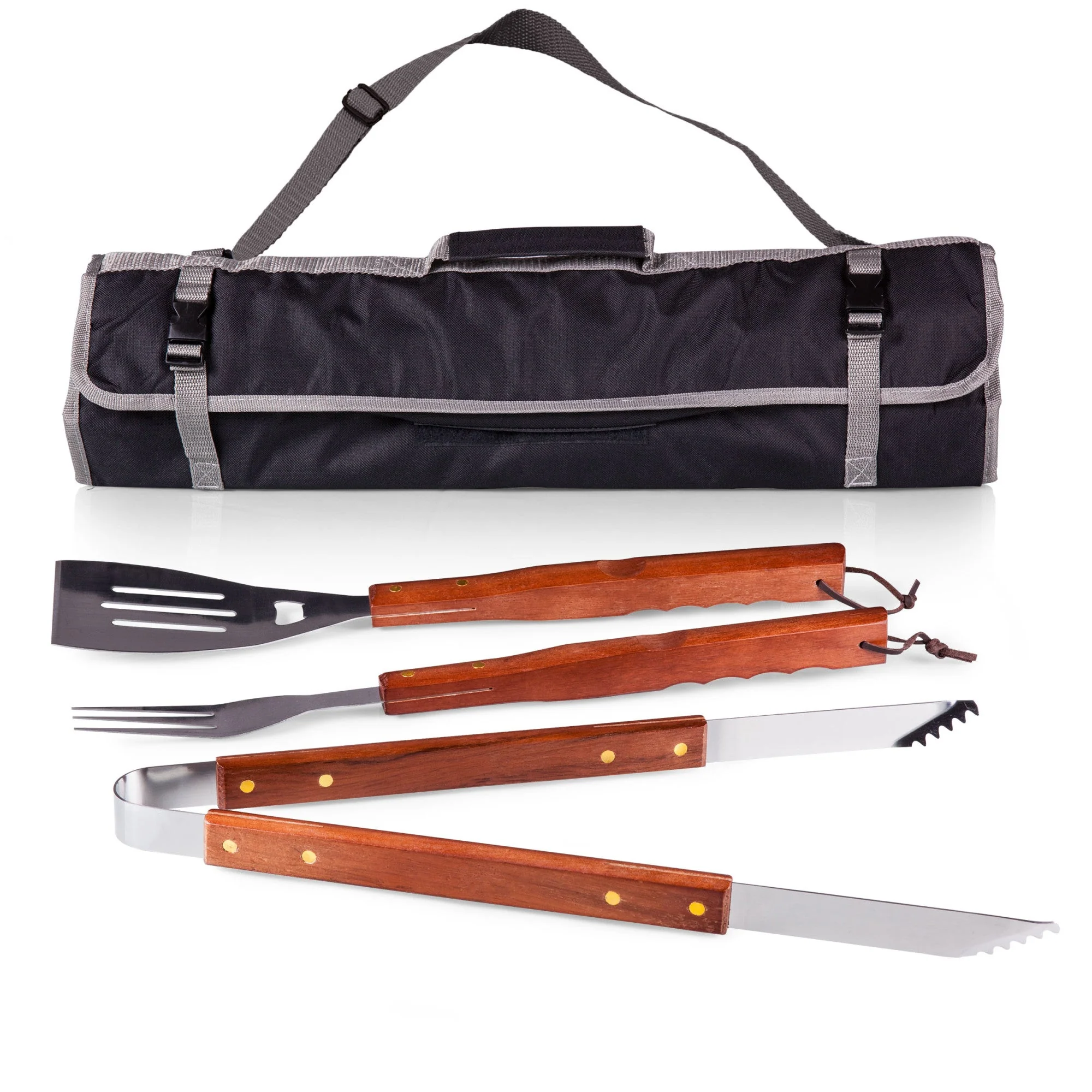 3-Piece BBQ Tote & Grill Set - Image 3