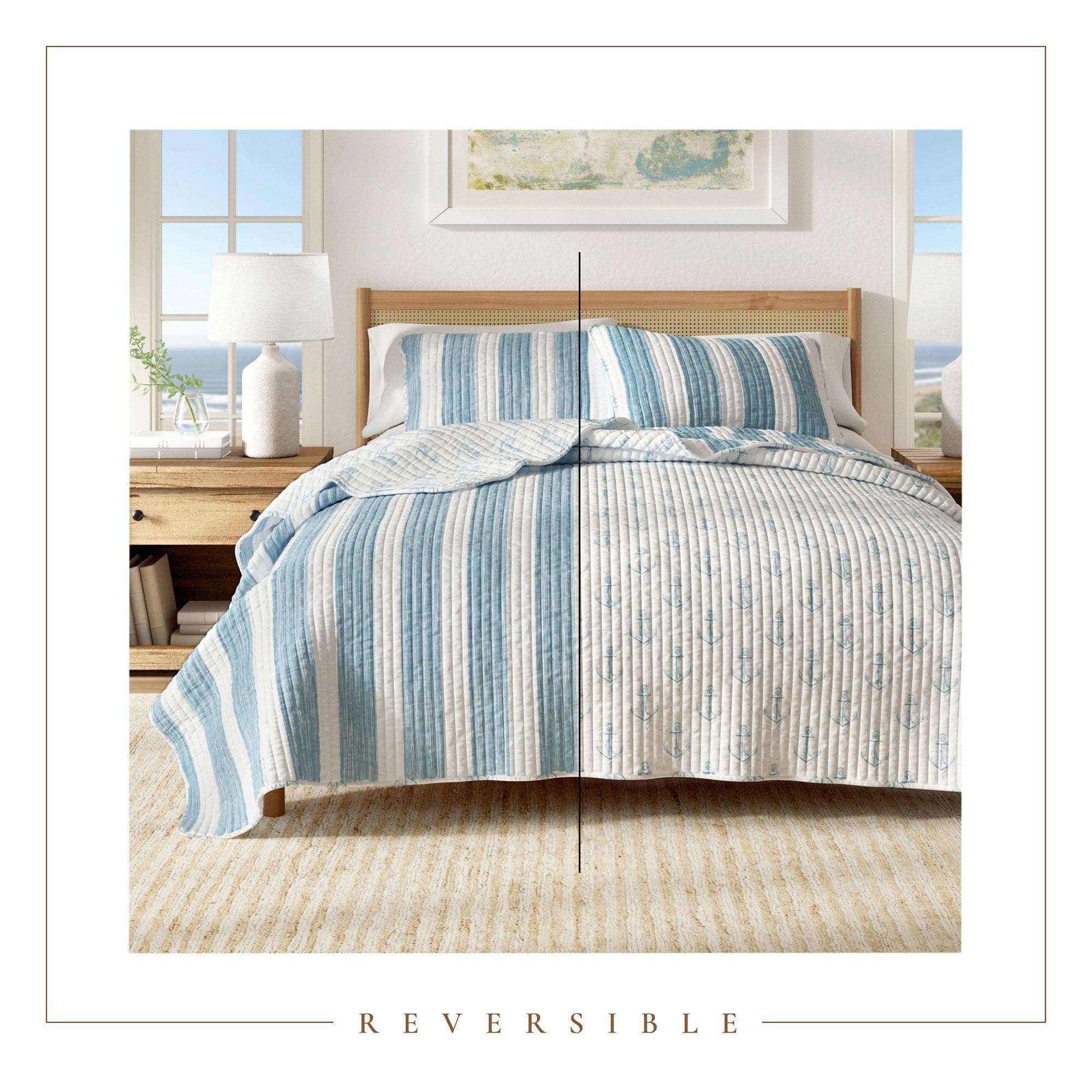 3-Piece Coastal Quilt Set - Casco Bay Collection - Image 4