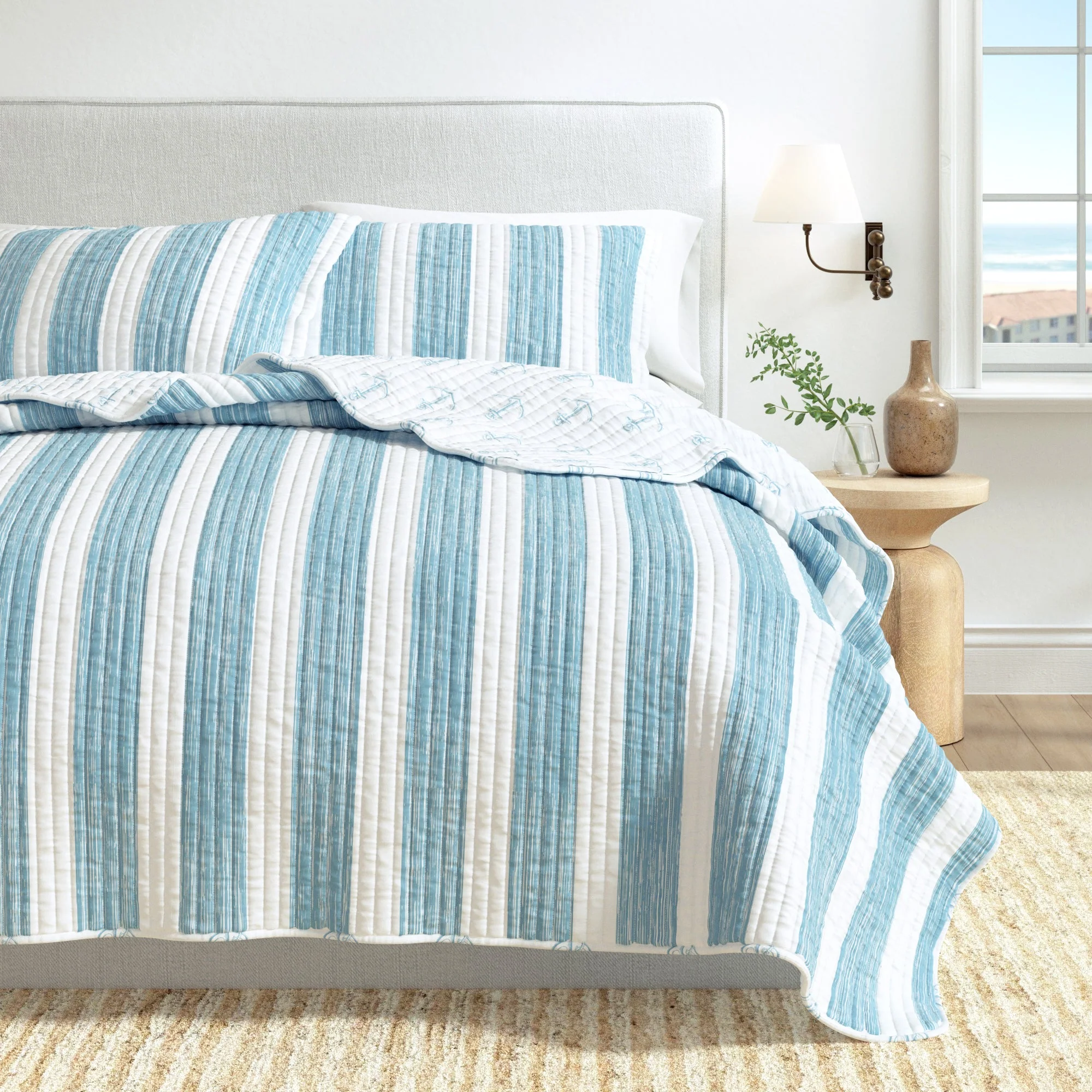 3-Piece Coastal Quilt Set - Casco Bay Collection - Image 6