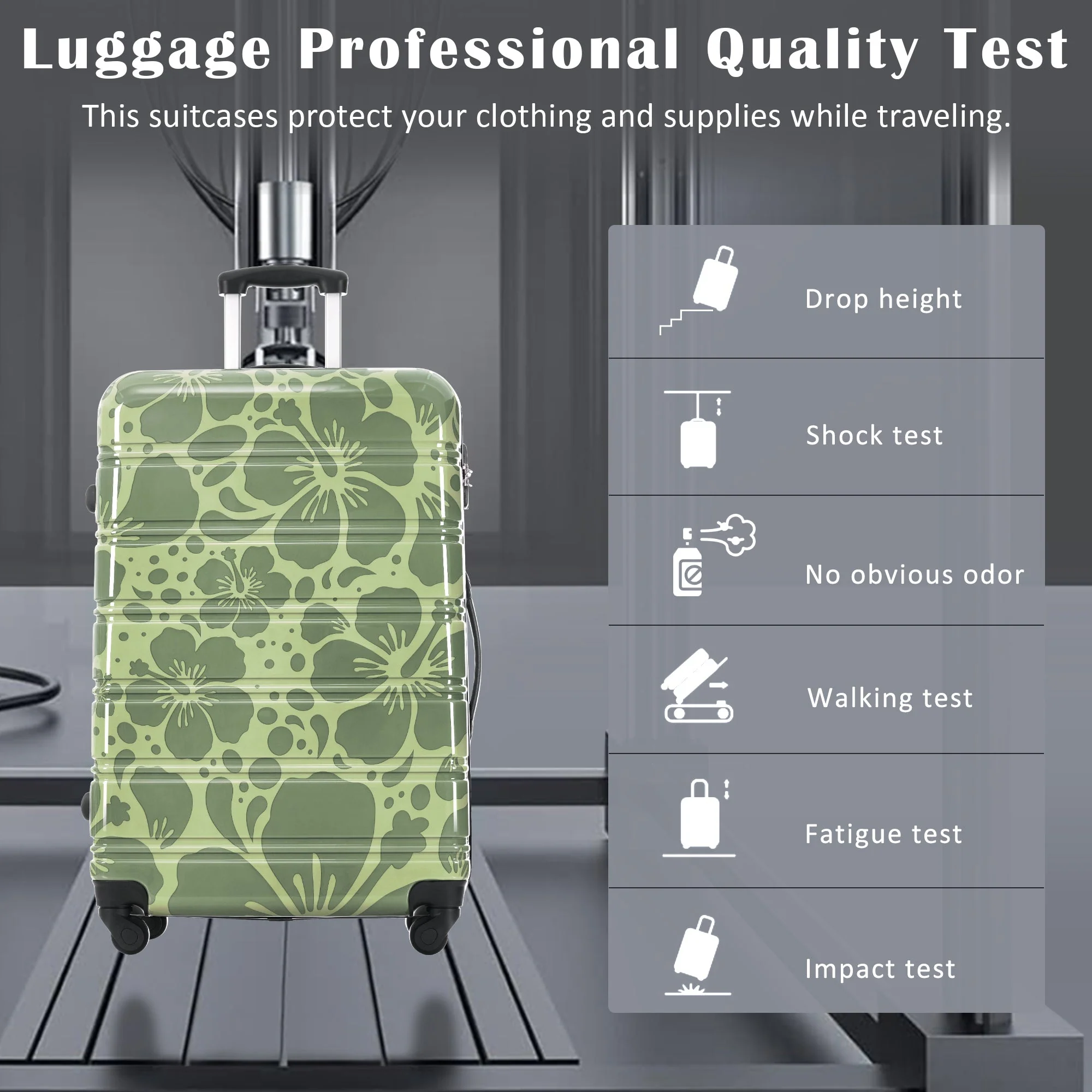 3-Piece Hard Shell Luggage Set – 20" 24" 28" by GigaTech - Image 9