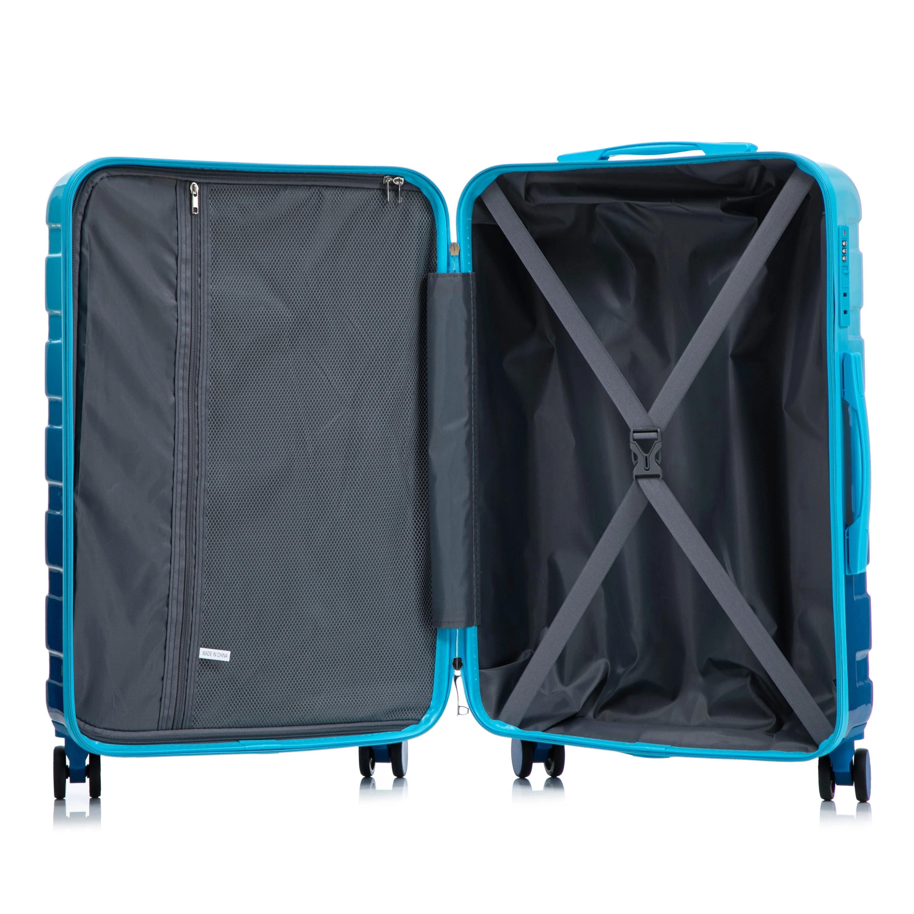 3-Piece PC Spinner Wheel Luggage Set with Gradient Color - Image 18
