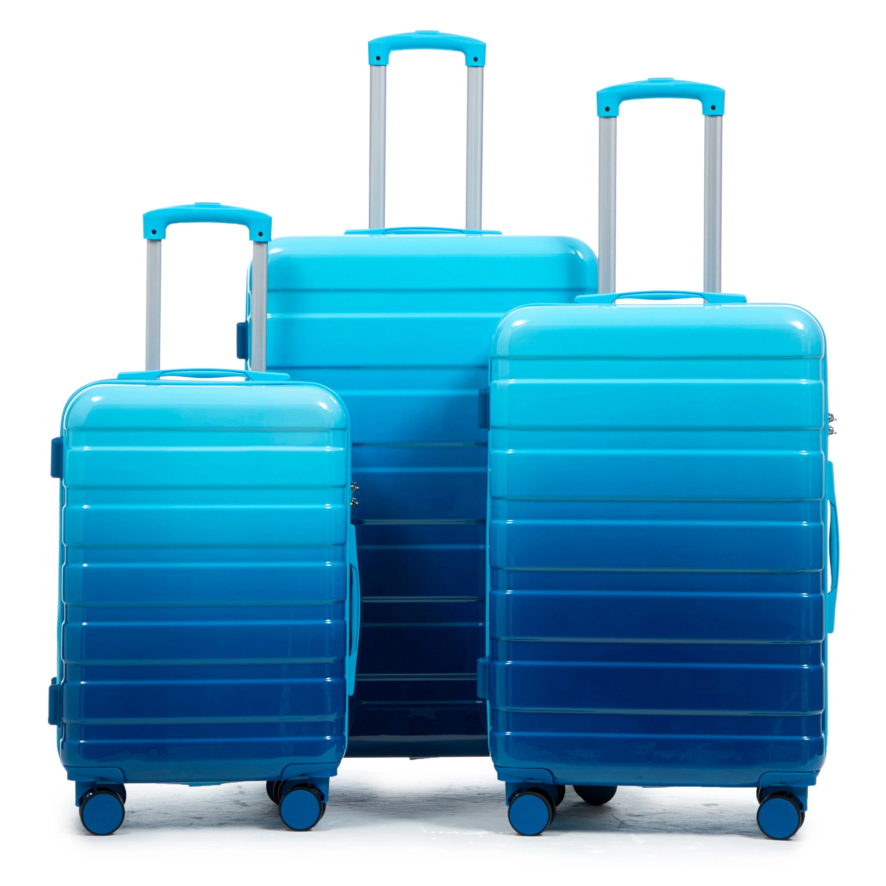 3-Piece PC Spinner Wheel Luggage Set with Gradient Color - Image 21