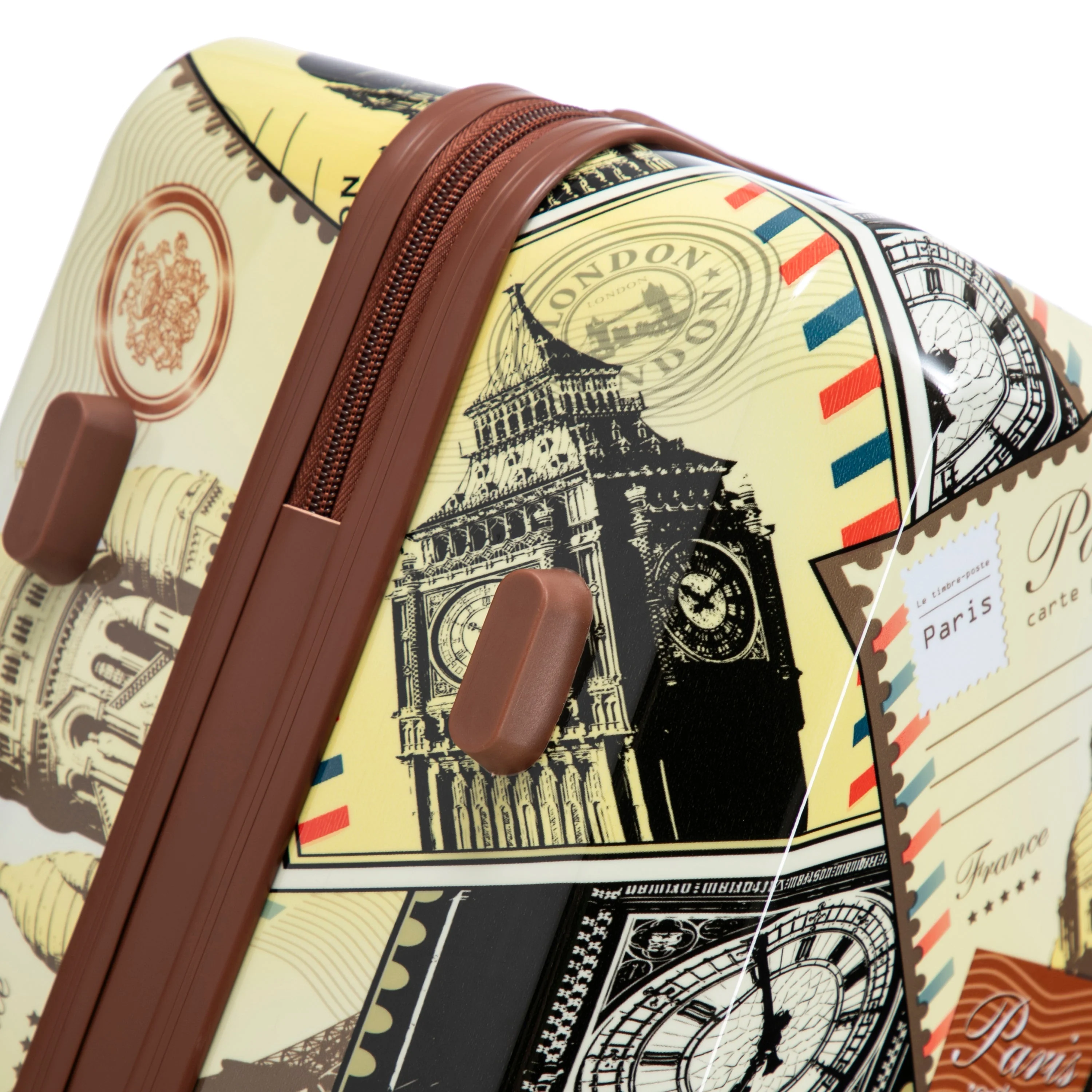 3-Piece PC Spinner Wheel Luggage Set with Printed Pattern - Image 14
