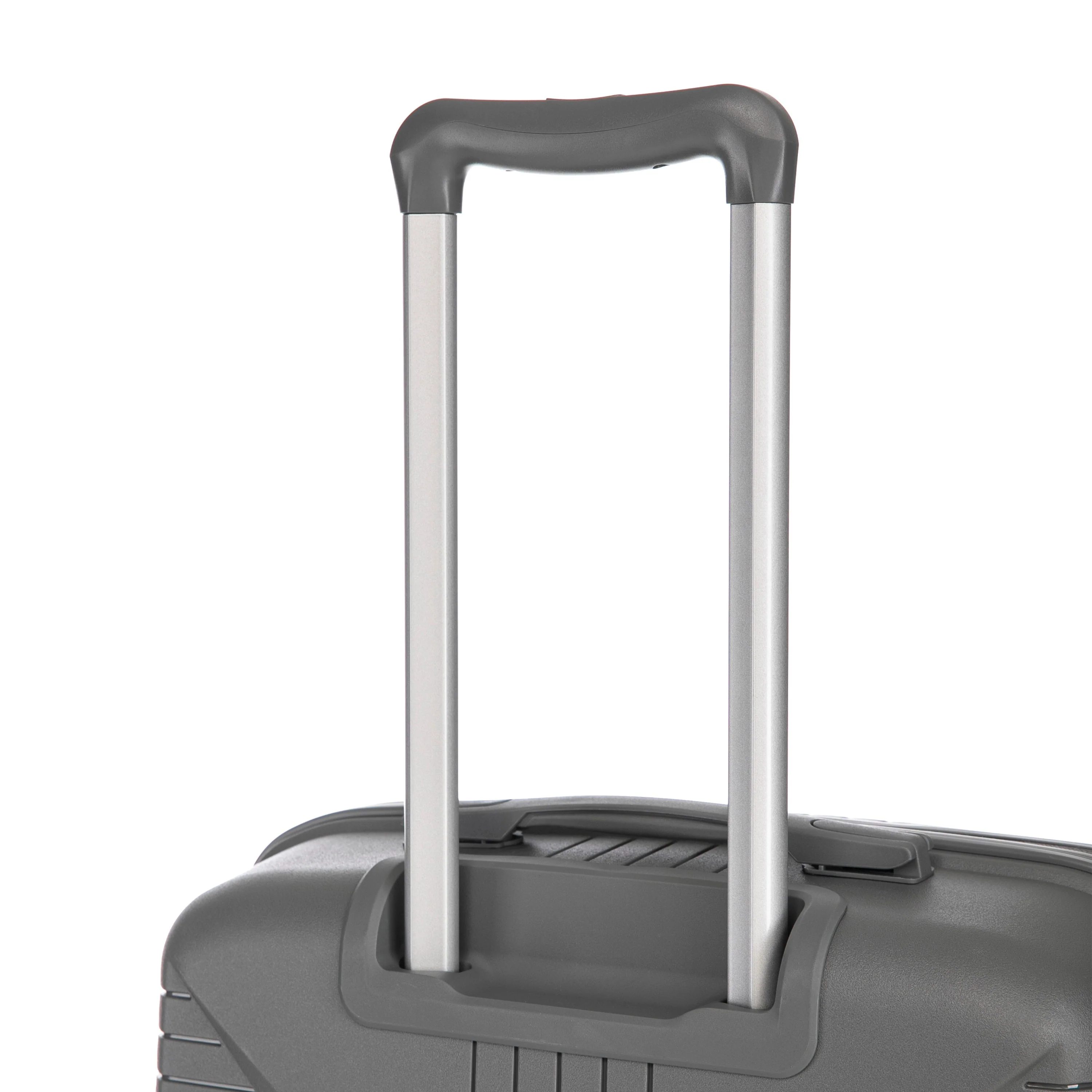 3-Piece PP Spinner Wheel Luggage Set 20'/24'/28' Silver Grey - Image 13