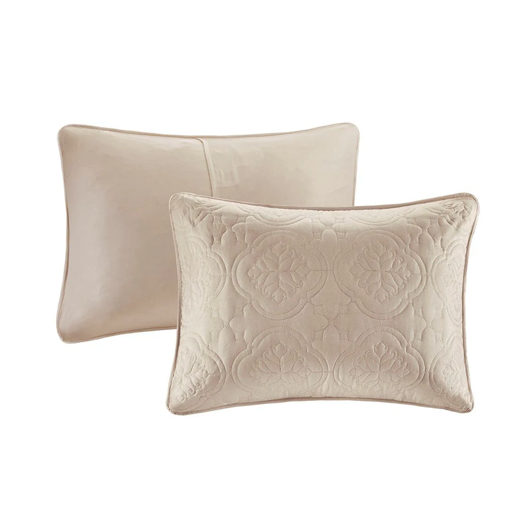 3 Piece Reversible Bedspread Set Khaki Full/Queen - Image 5
