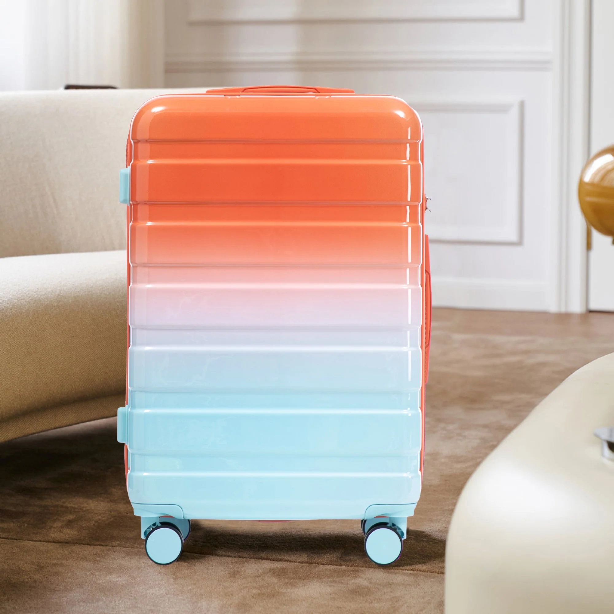 3-Piece Spinner Wheel Luggage Set with Gradient Color - Image 11