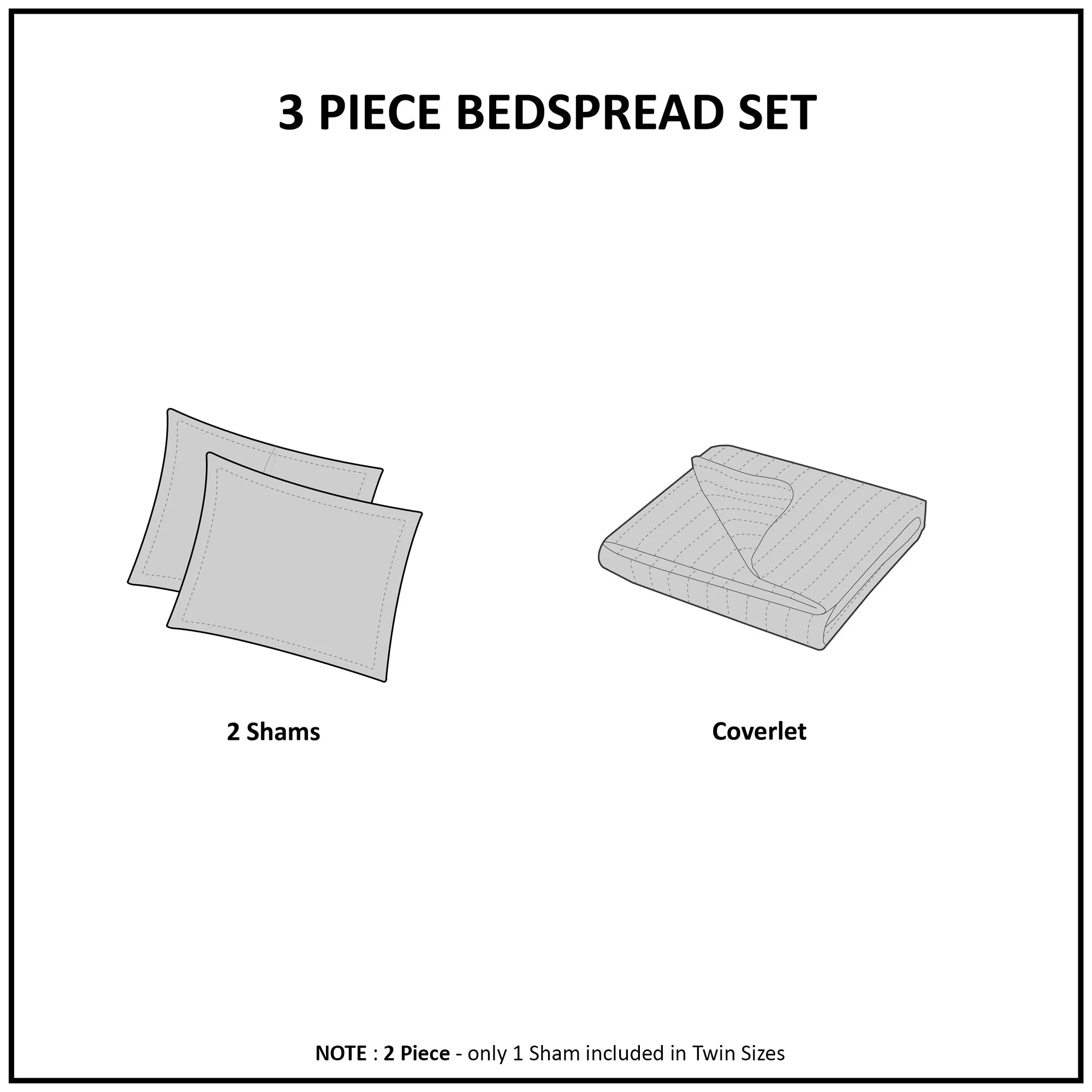3 Piece Velvet Quilt Set Ivory Full/Queen - Image 2