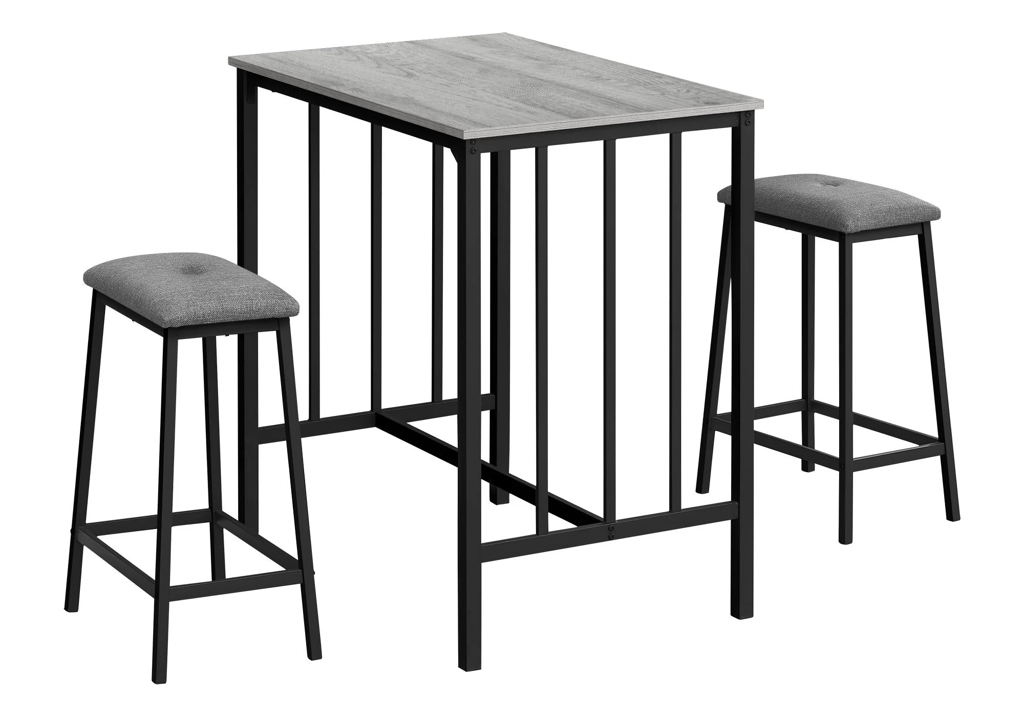 3 Pieces Dining Set, Counter Height, Rectangular, Small, Contemporary & Modern - Image 12