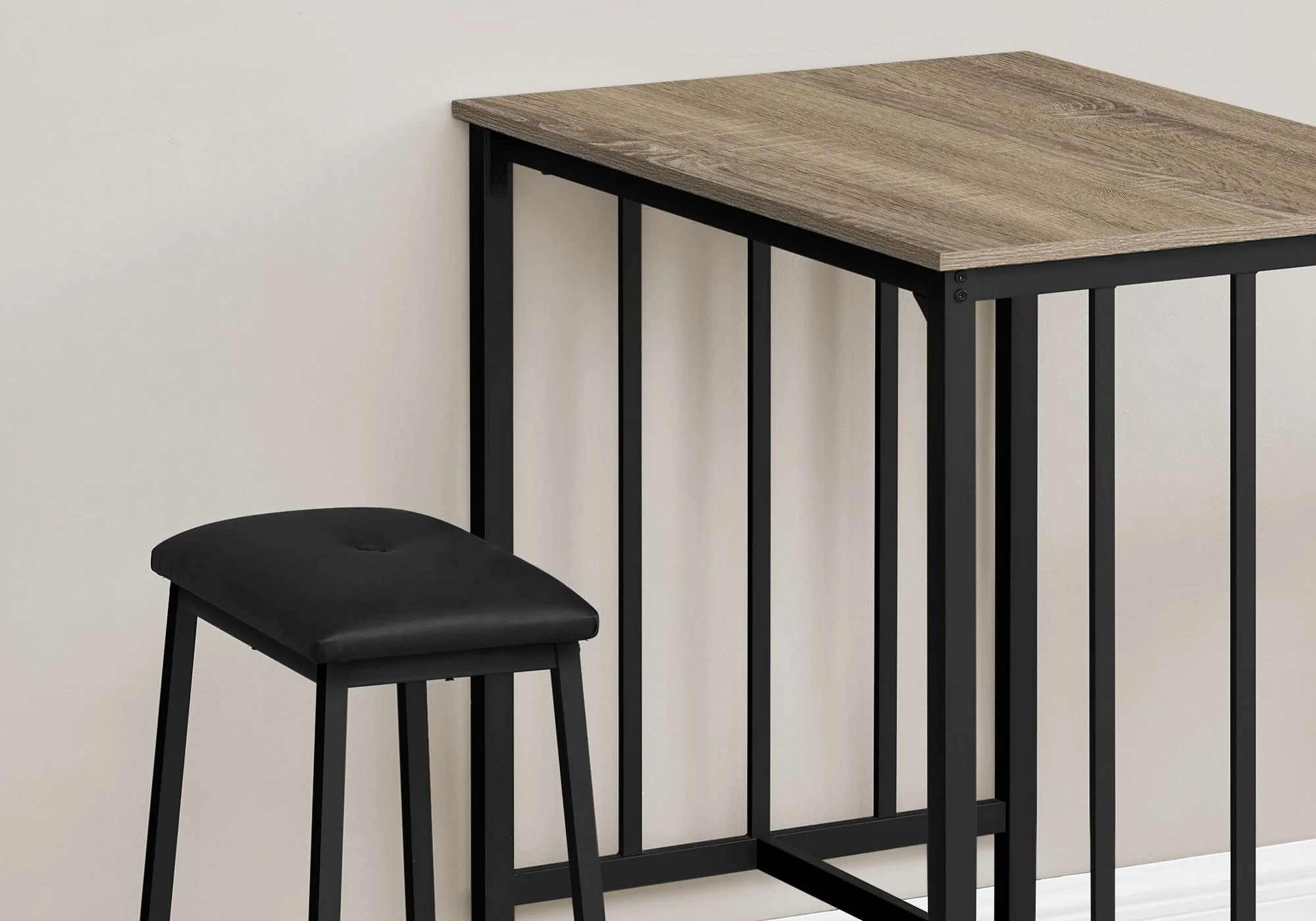 3 Pieces Dining Set, Counter Height, Rectangular, Small, Contemporary & Modern - Image 7