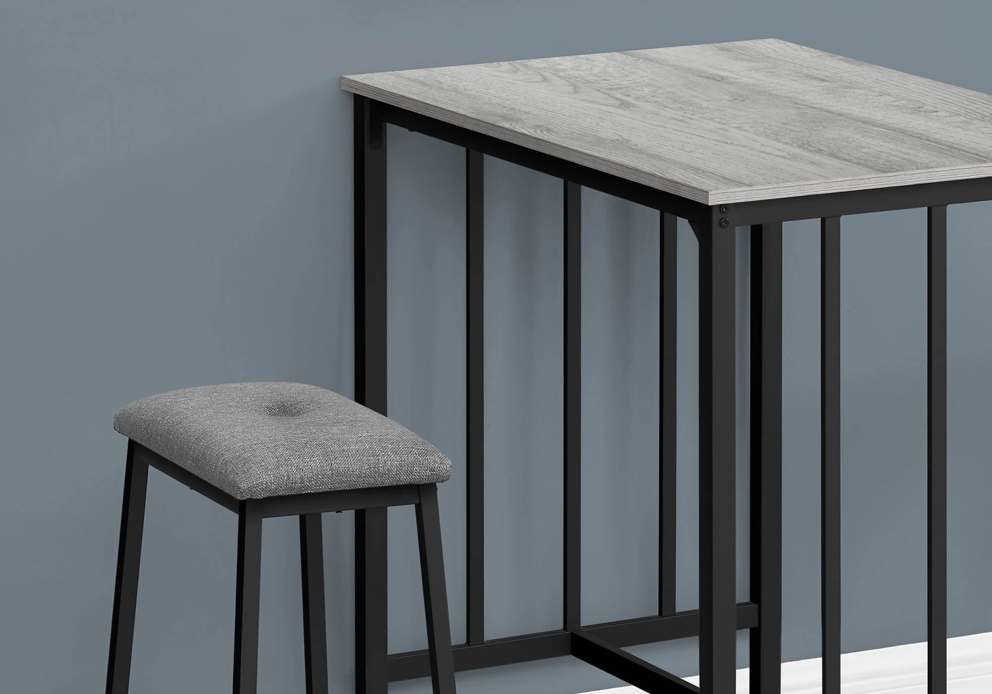 3 Pieces Dining Set, Counter Height, Rectangular, Small, Contemporary & Modern - Image 8
