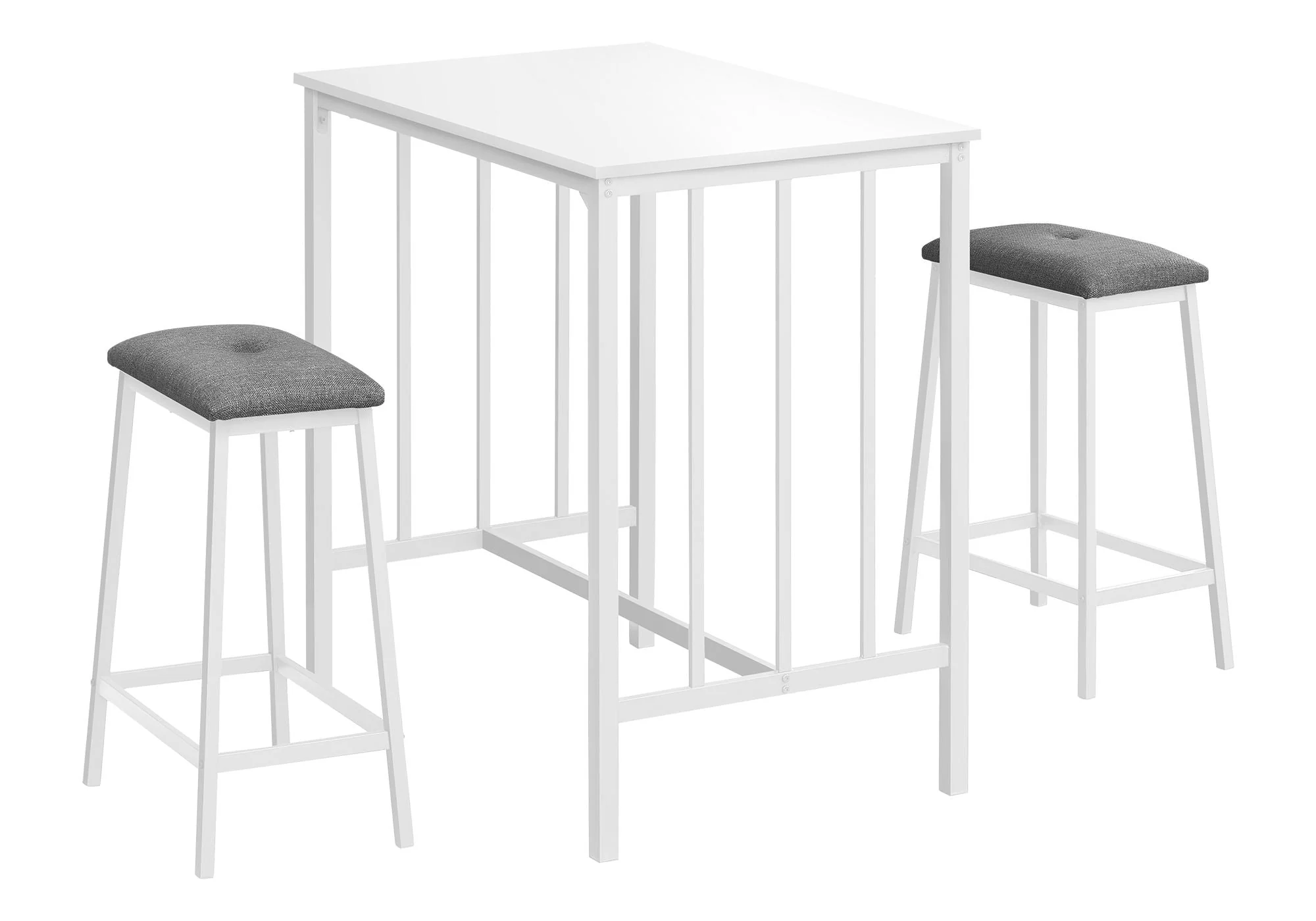 3 Pieces Dining Set, Counter Height, Rectangular, Small, Contemporary & Modern - Image 9