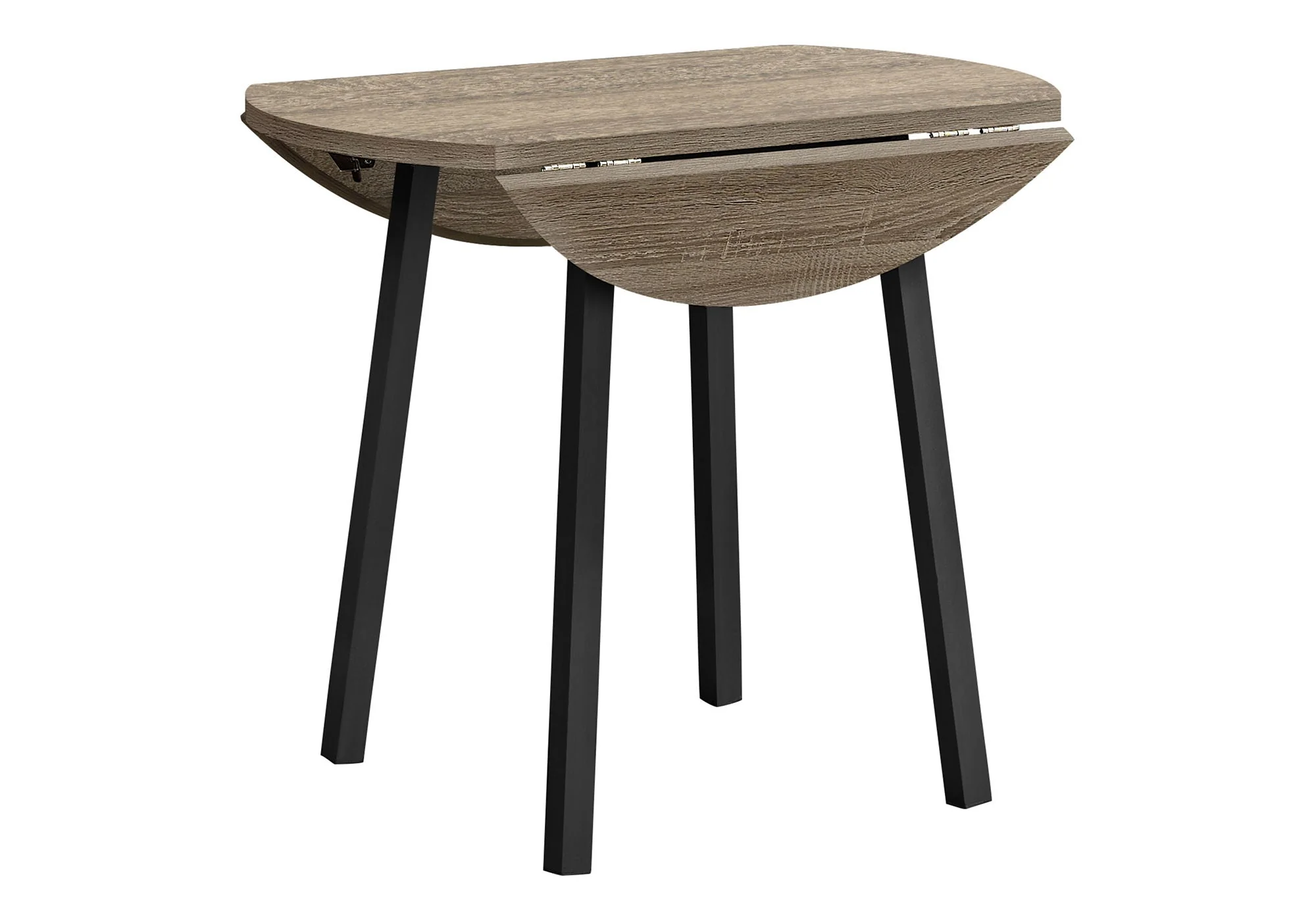 3 Pieces Dining Table Set, Small, Drop Leaf, Contemporary & Modern - Image 5