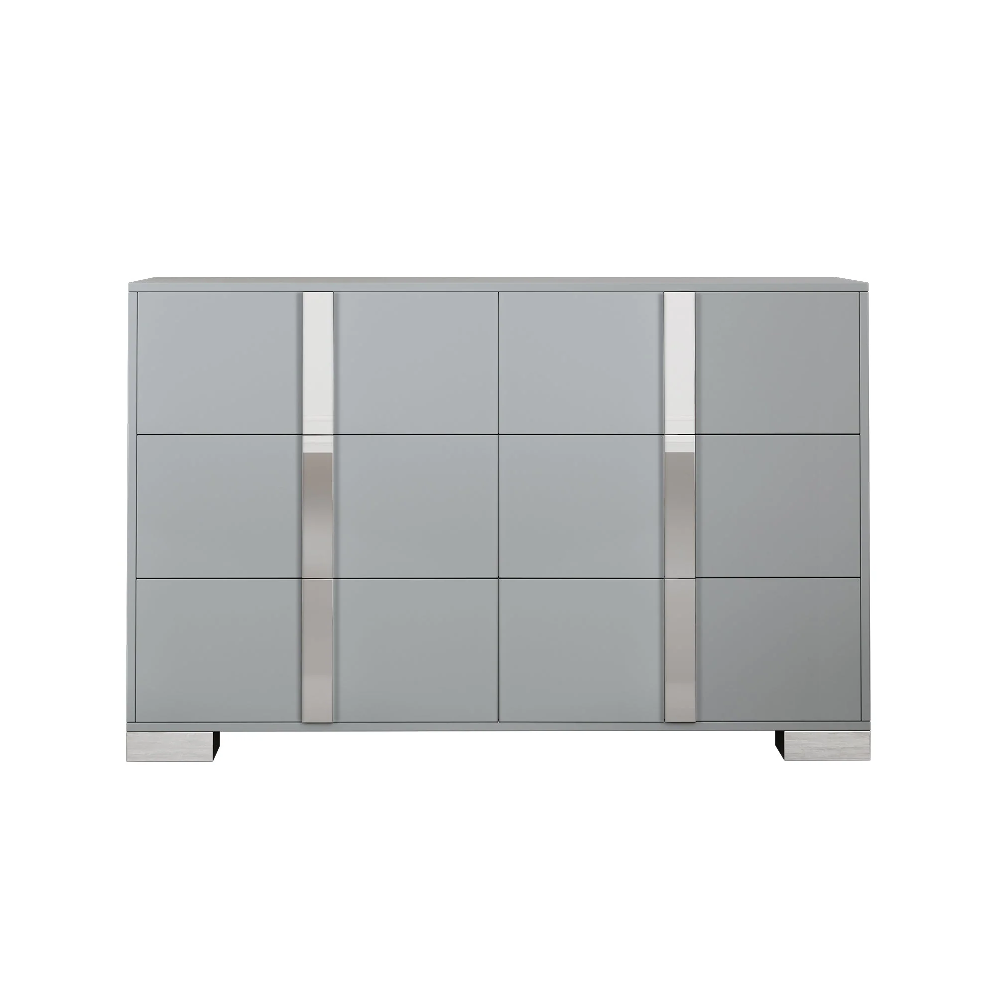 3-Pieces Sets, Elegant 6 Drawers Dresser and Two Nightstands - Image 5