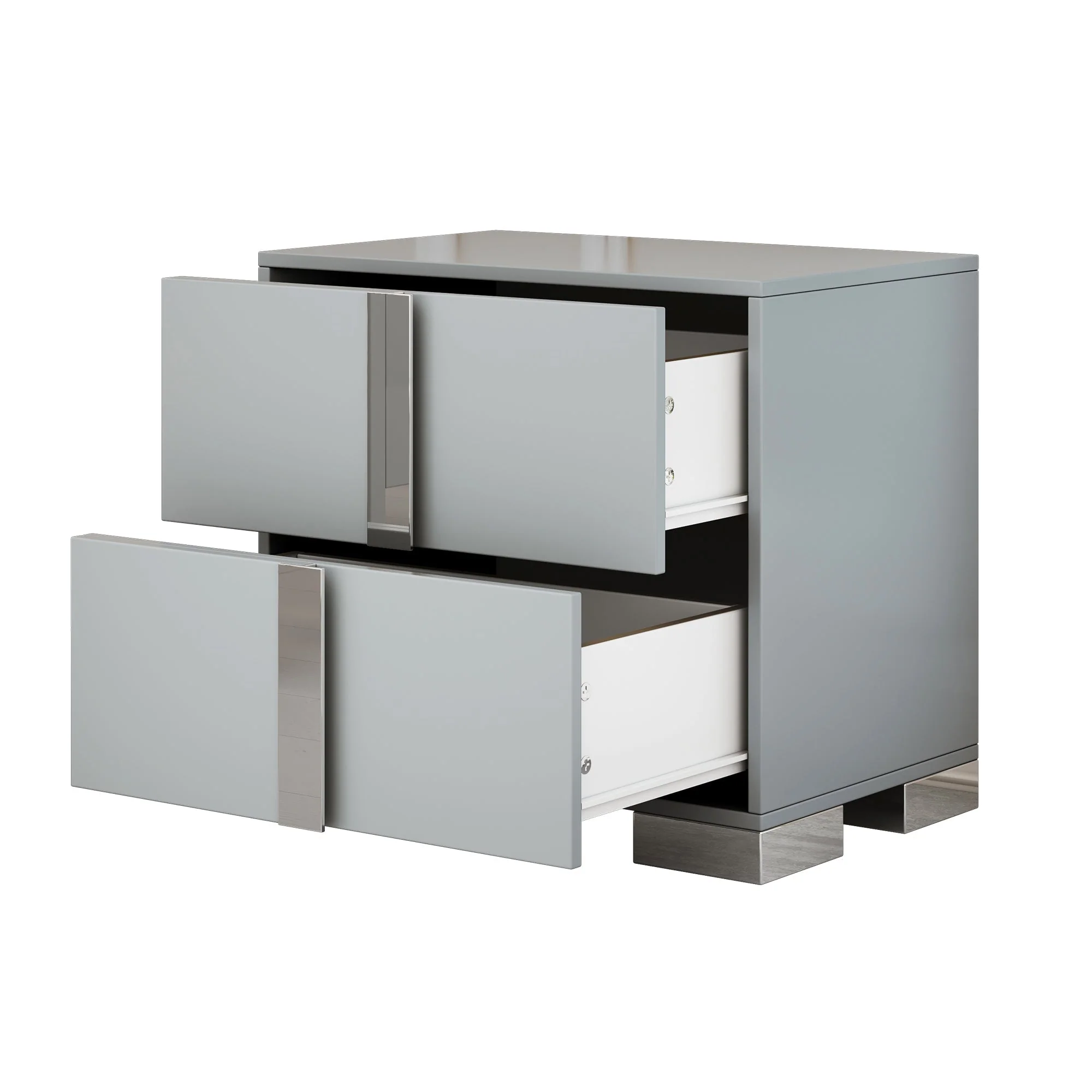 3-Pieces Sets, Elegant 6 Drawers Dresser and Two Nightstands - Image 8