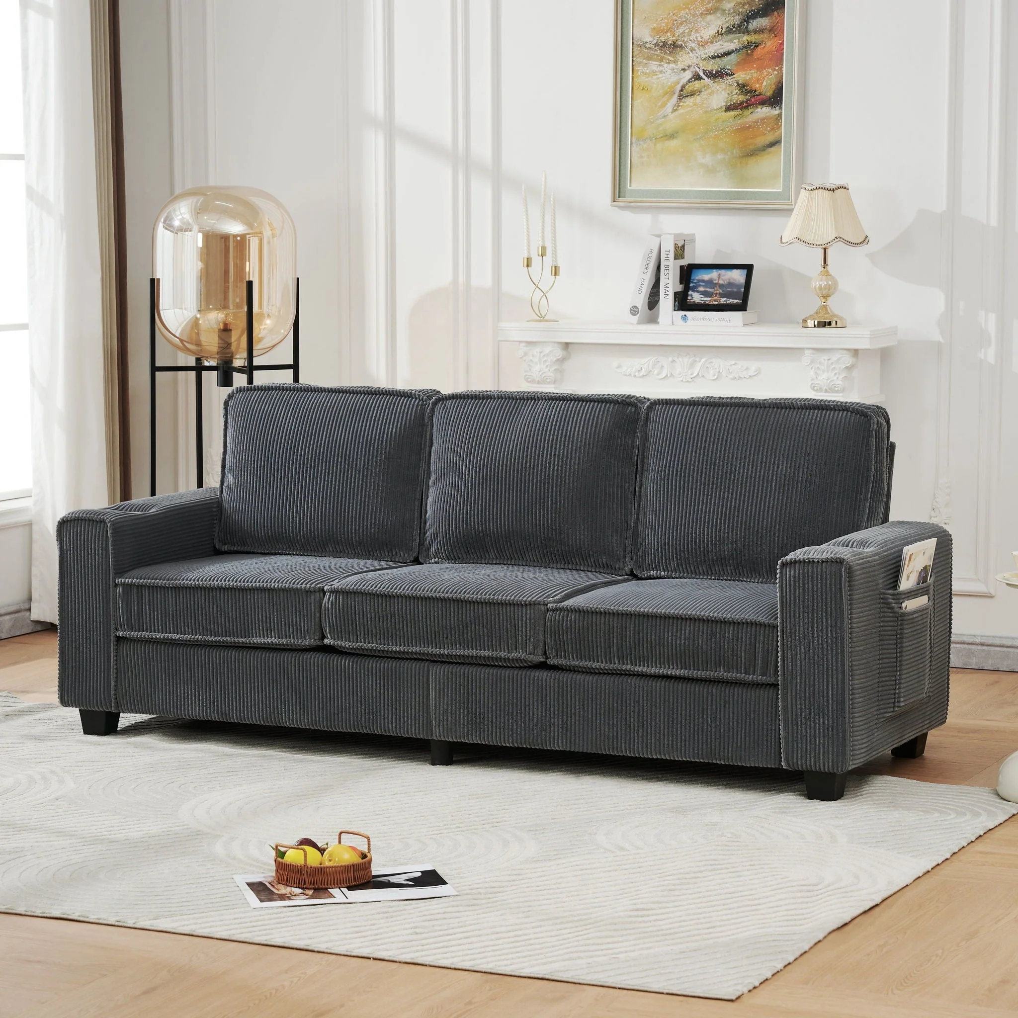 3 Seater Compact Sofa For Living Room - Image 3