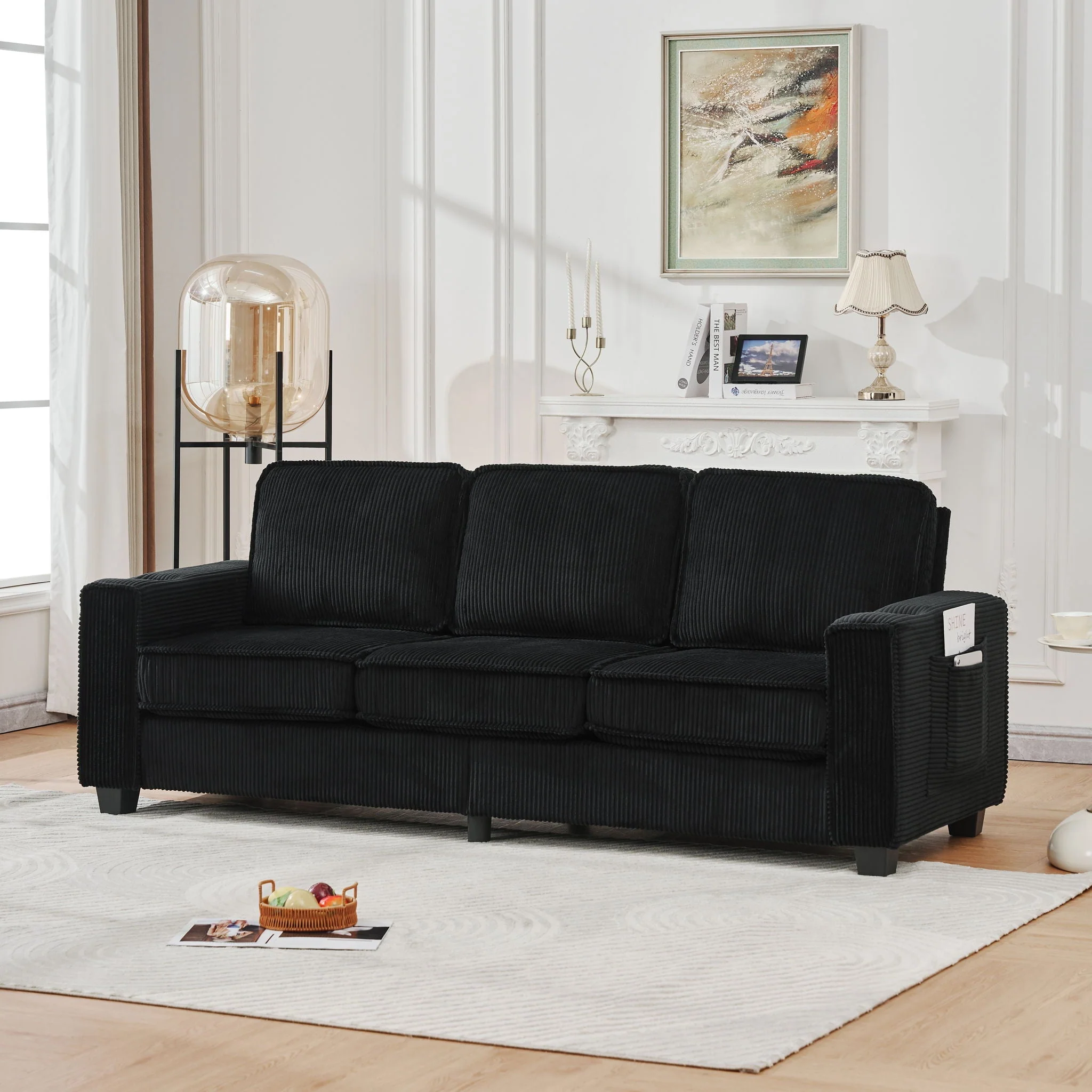 3 Seater Compact Sofa For Living Room - Image 5