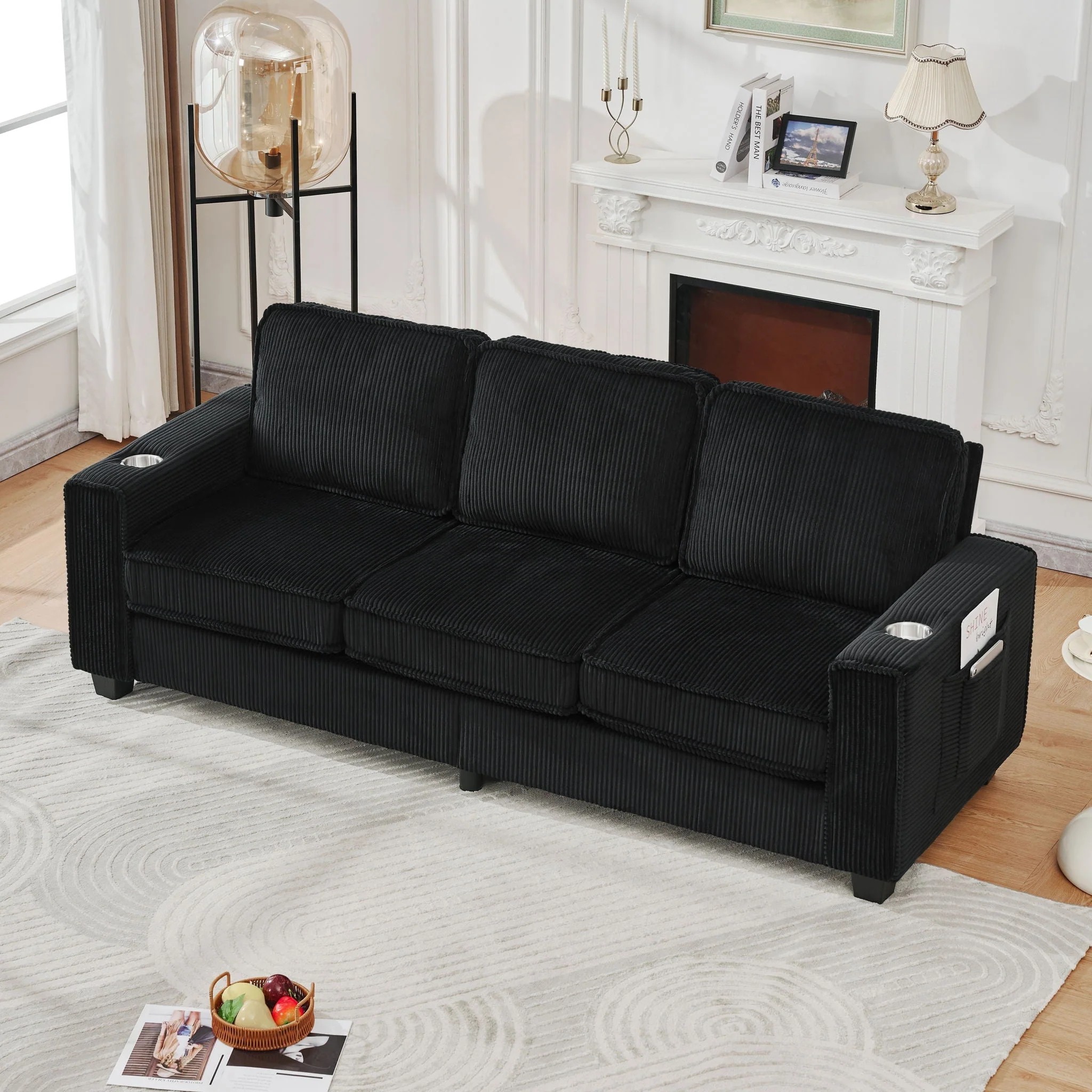 3 Seater Compact Sofa For Living Room - Image 7