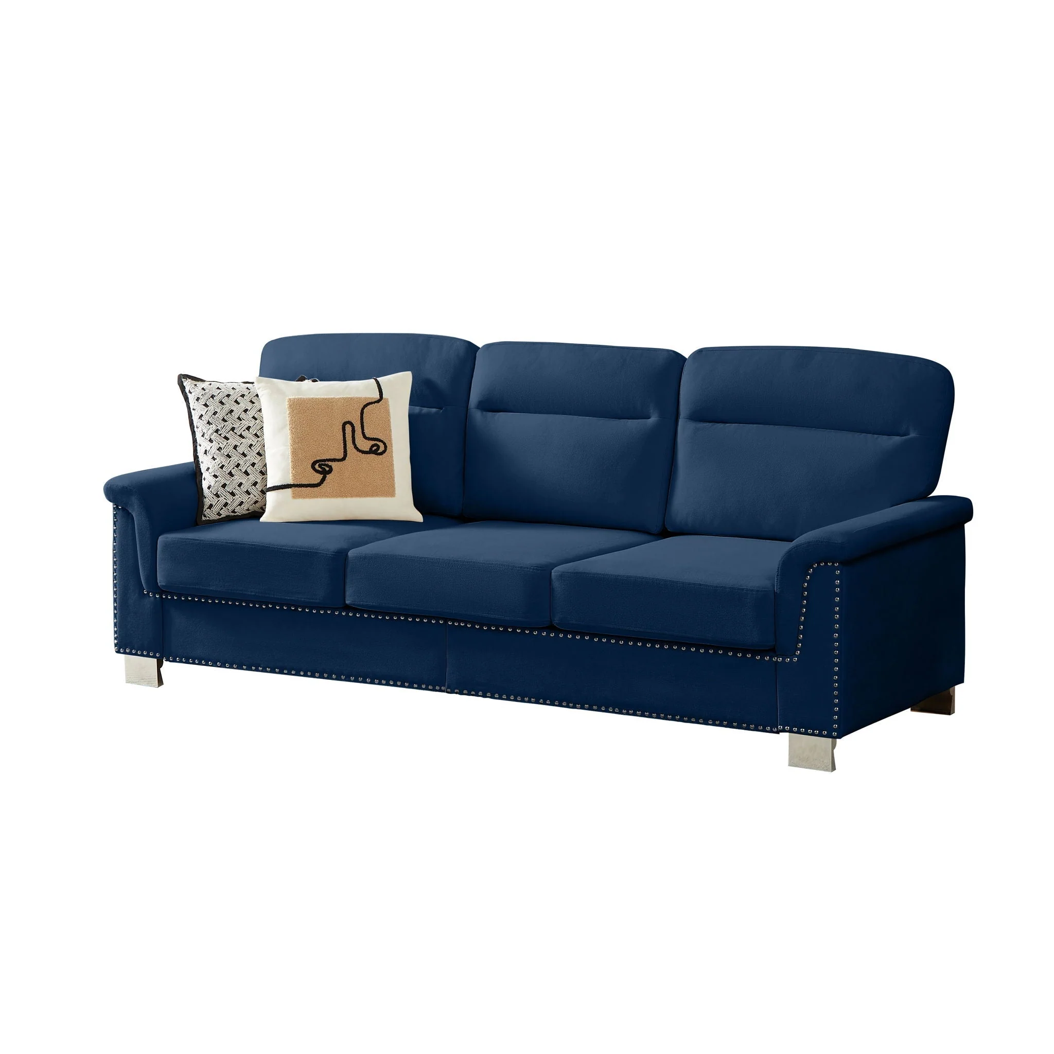 3 Seater Elegant Stationary Sofa - Image 5